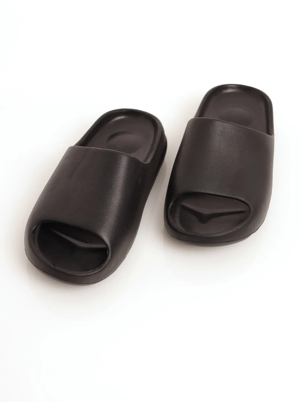 Men's Chunky Fully Moulded EVA Slide Sandal - Black