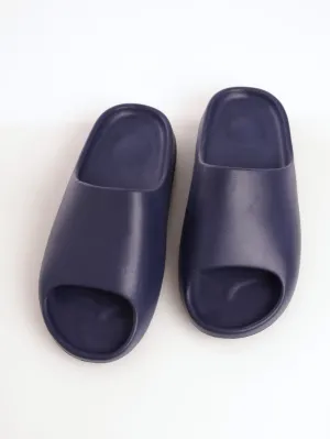 Men's Chunky Fully Moulded EVA Slide Sandal - Navy