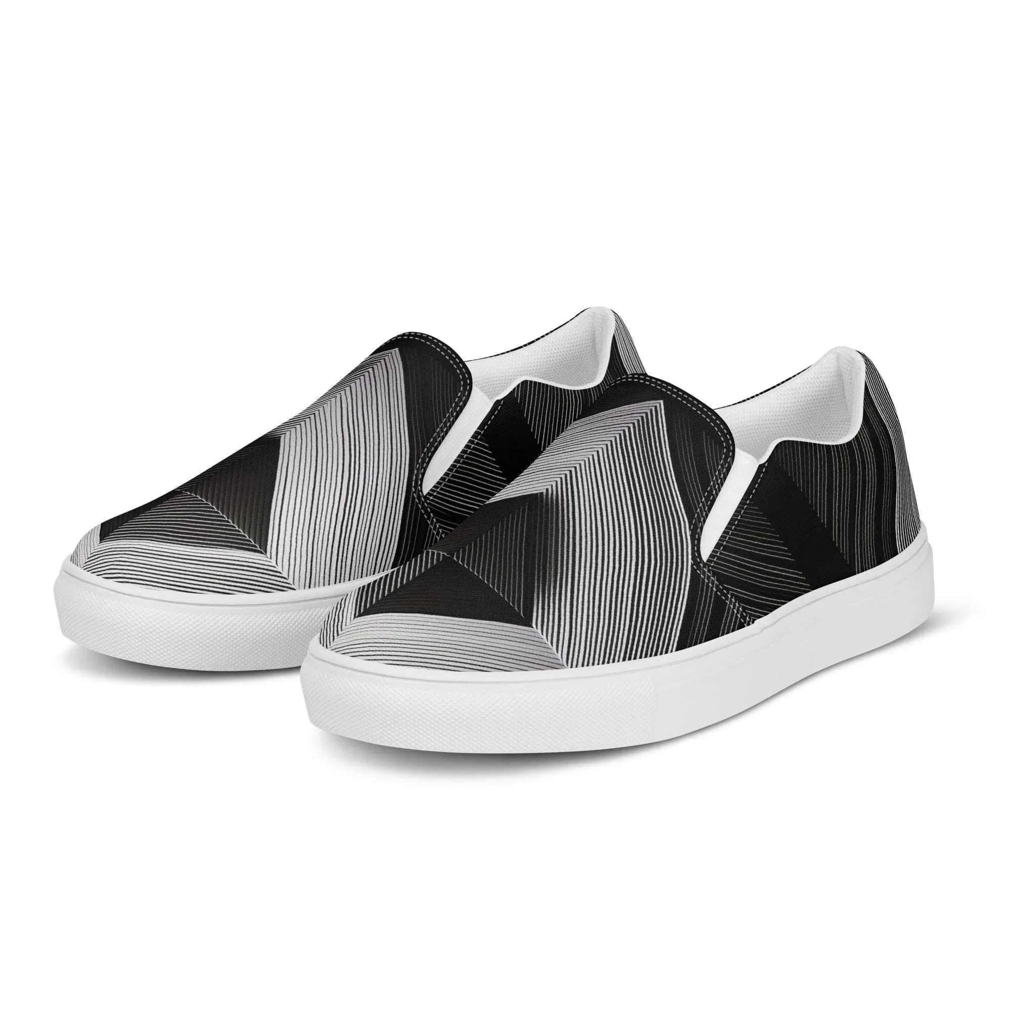 Men’s Slip-on Canvas Stamp-10