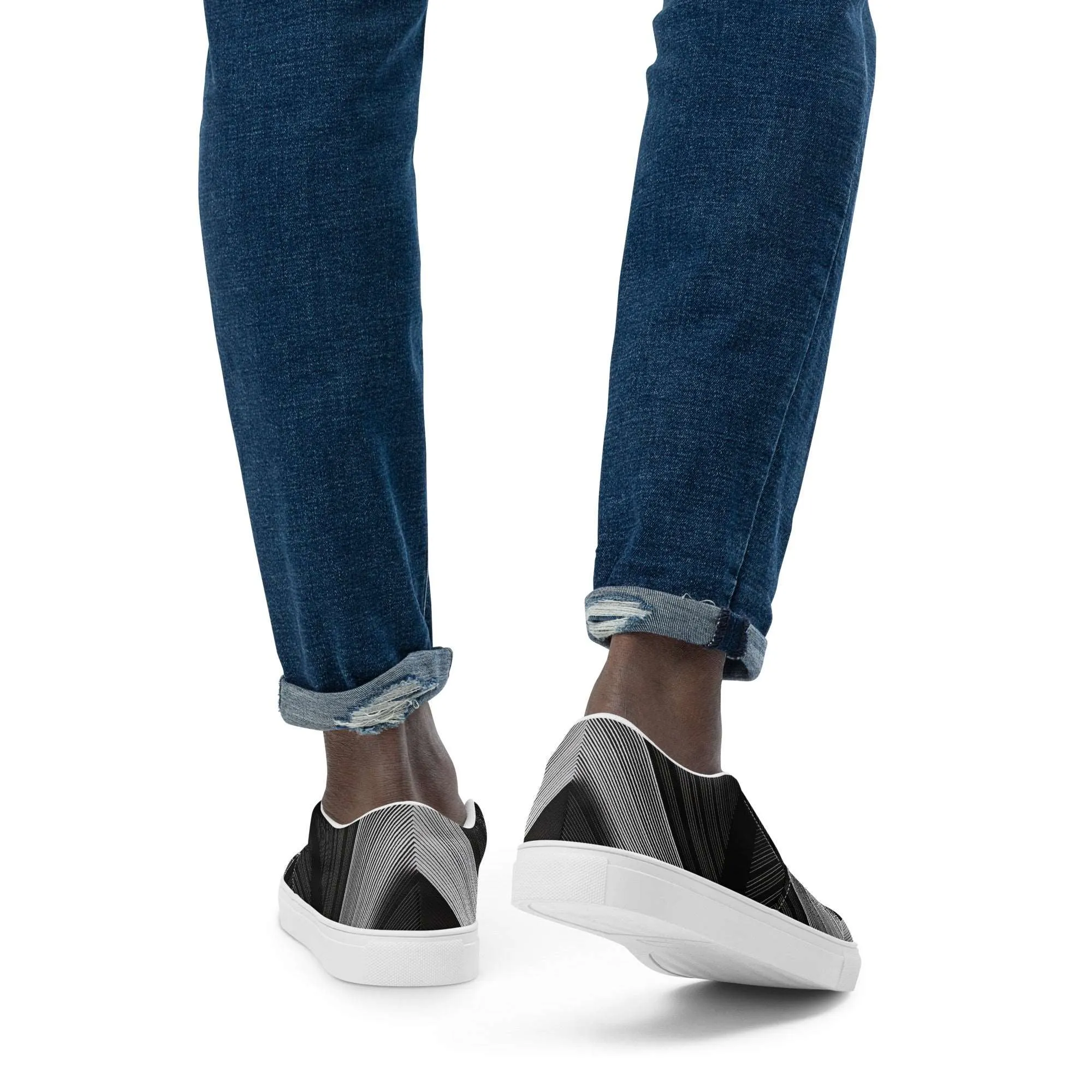 Men’s Slip-on Canvas Stamp-10