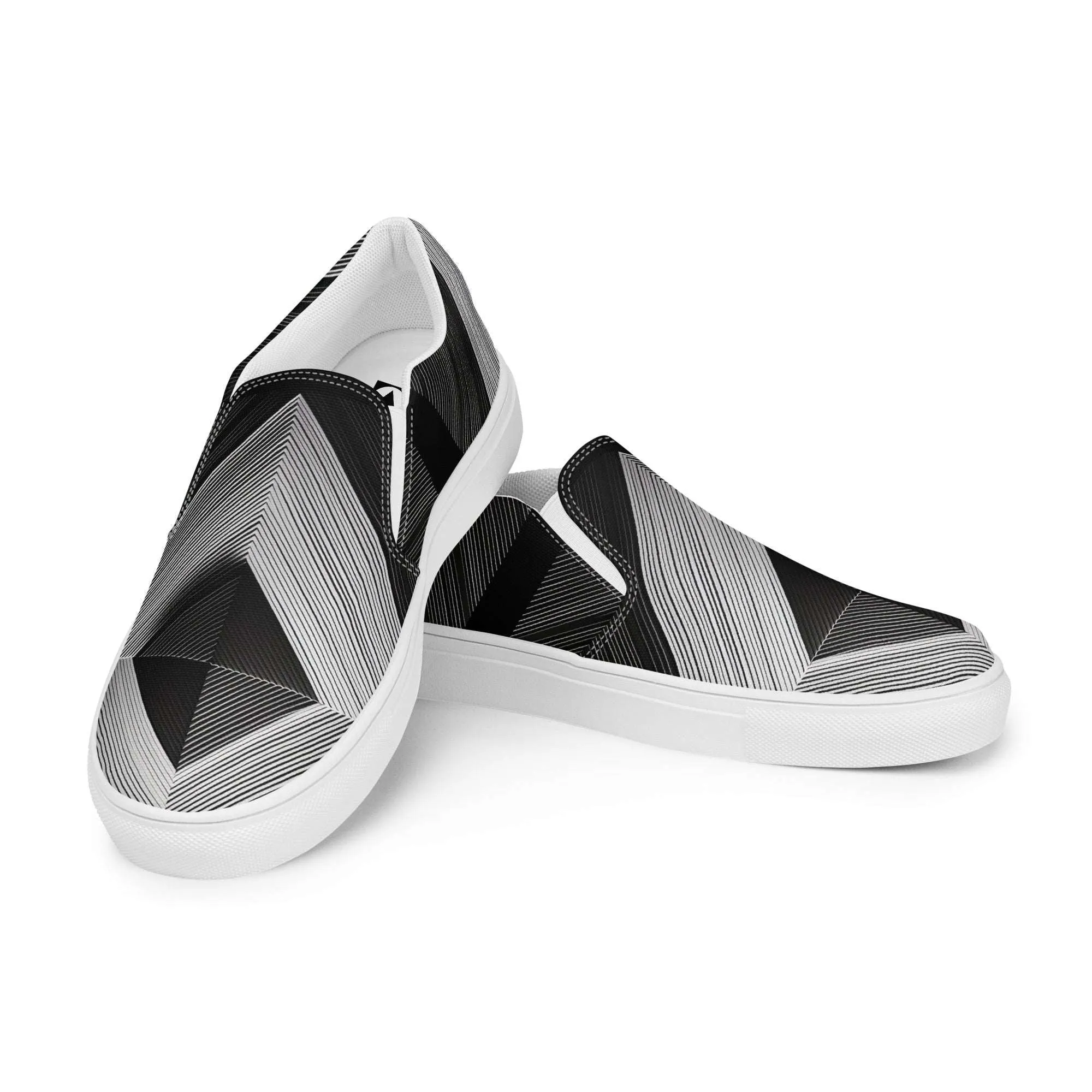 Men’s Slip-on Canvas Stamp-10