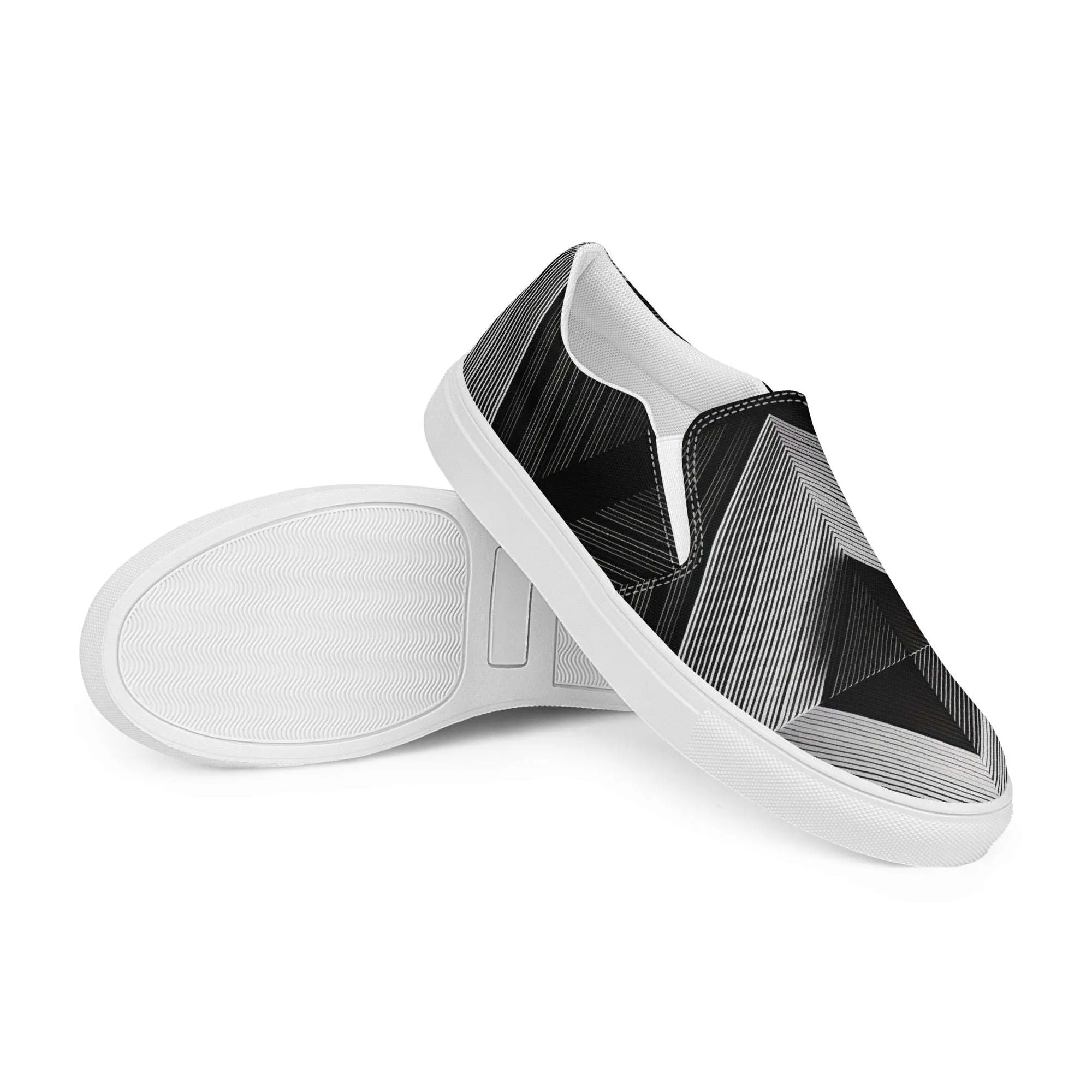 Men’s Slip-on Canvas Stamp-10