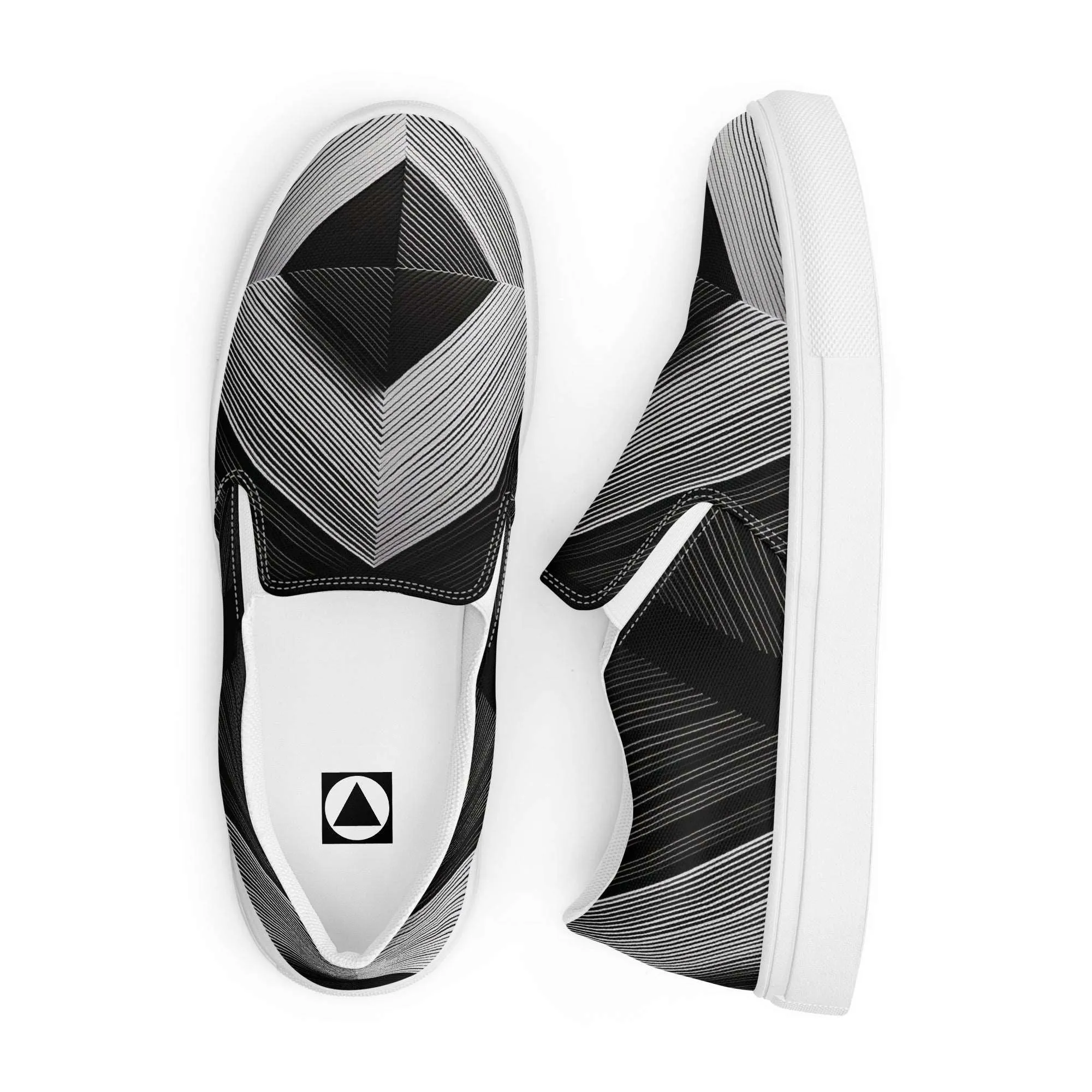 Men’s Slip-on Canvas Stamp-10
