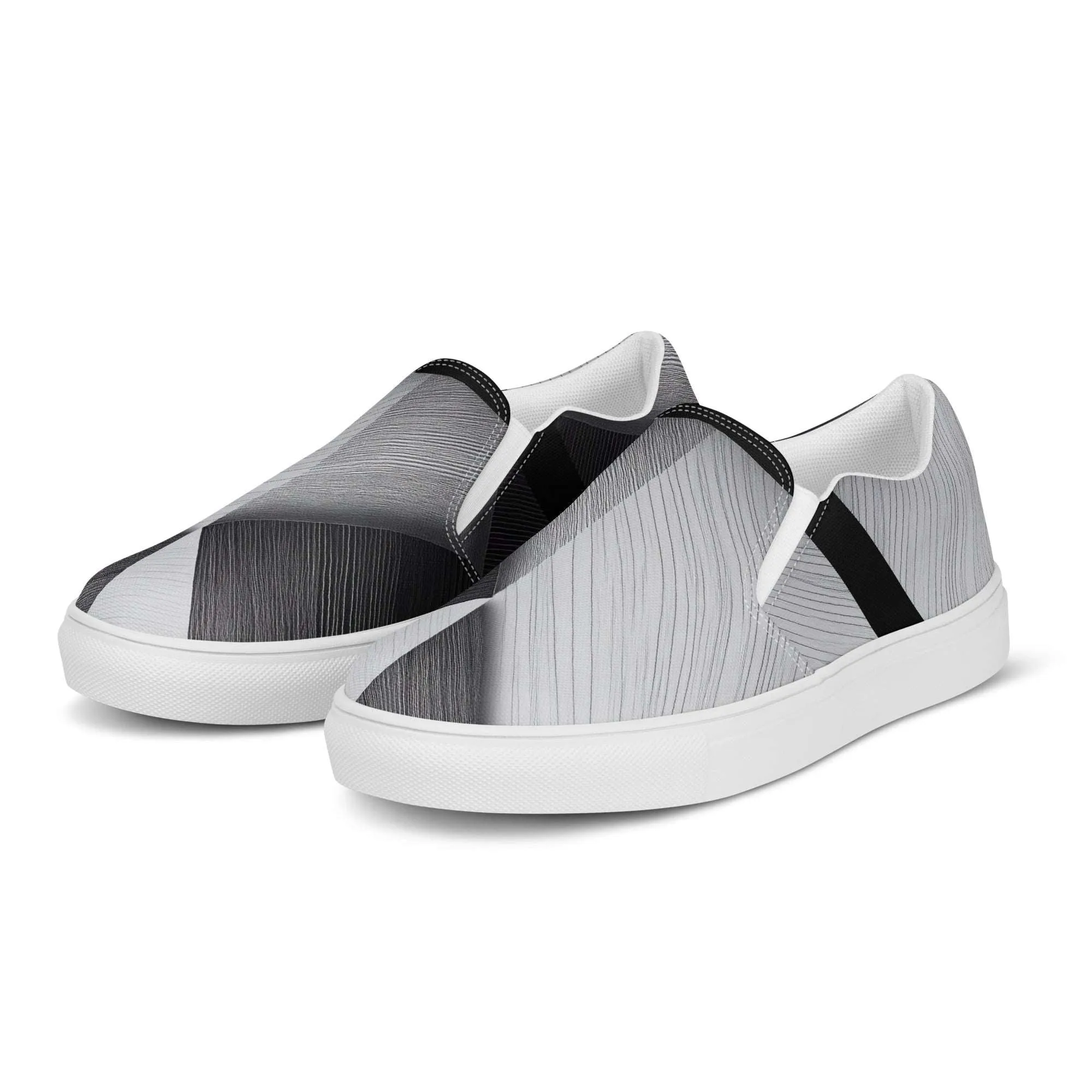 Men’s Slip-on Canvas Stamp-2