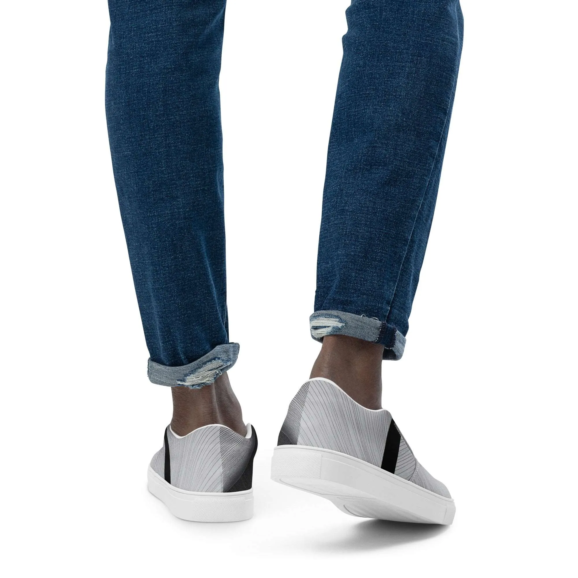 Men’s Slip-on Canvas Stamp-2