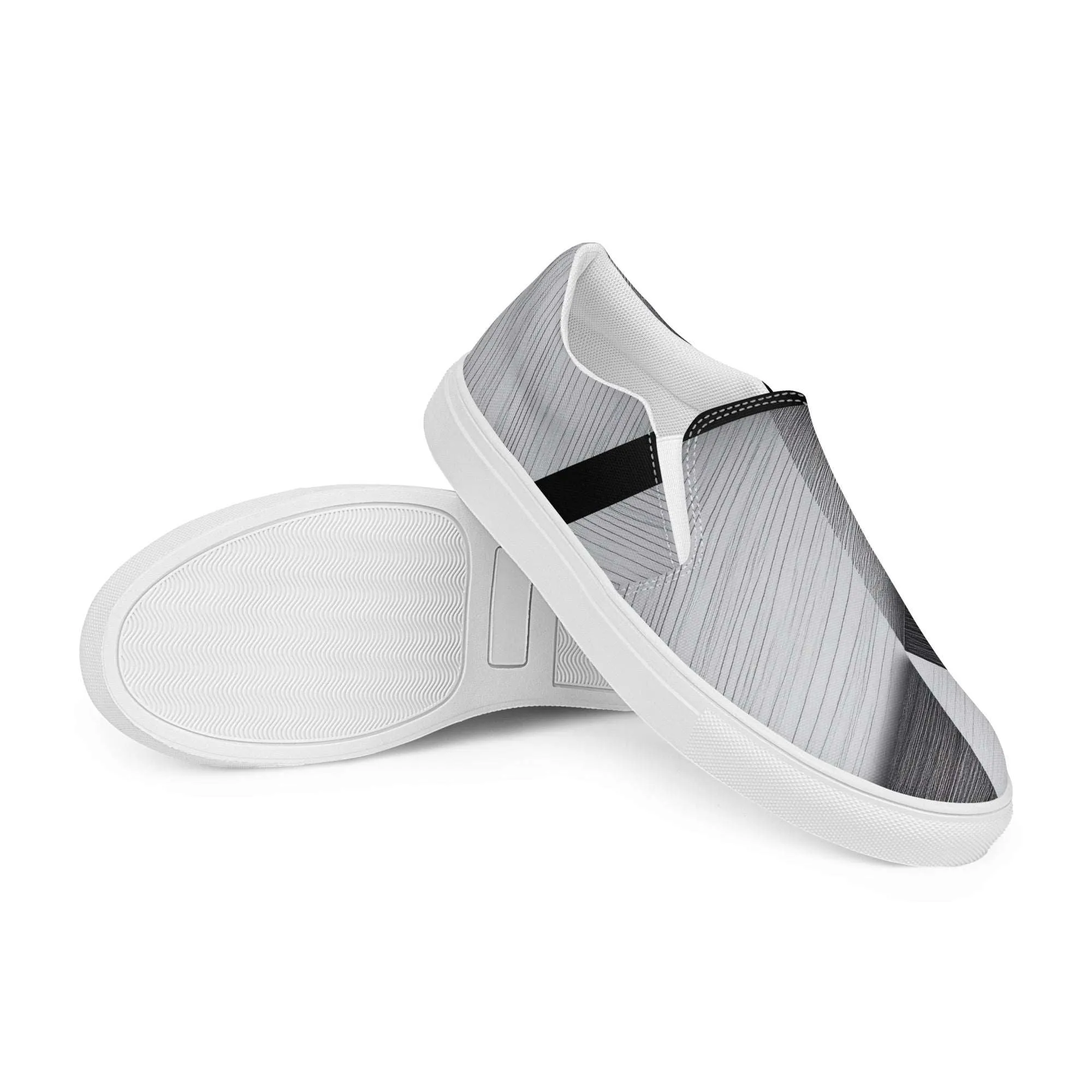 Men’s Slip-on Canvas Stamp-2
