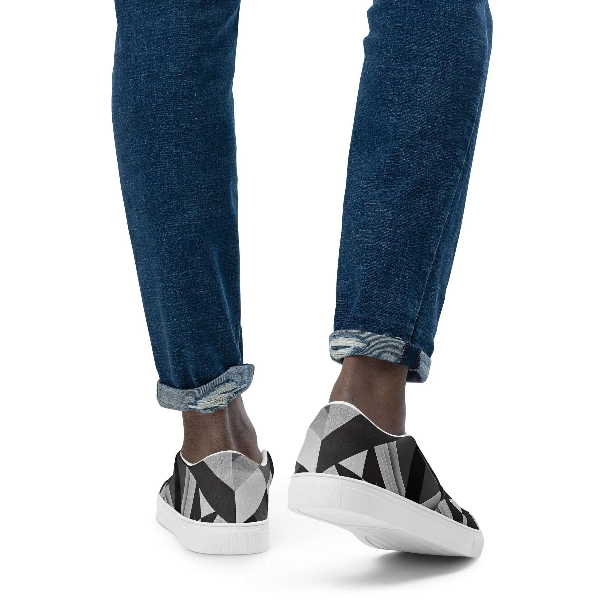 Men’s Slip-on Canvas Stamp-3