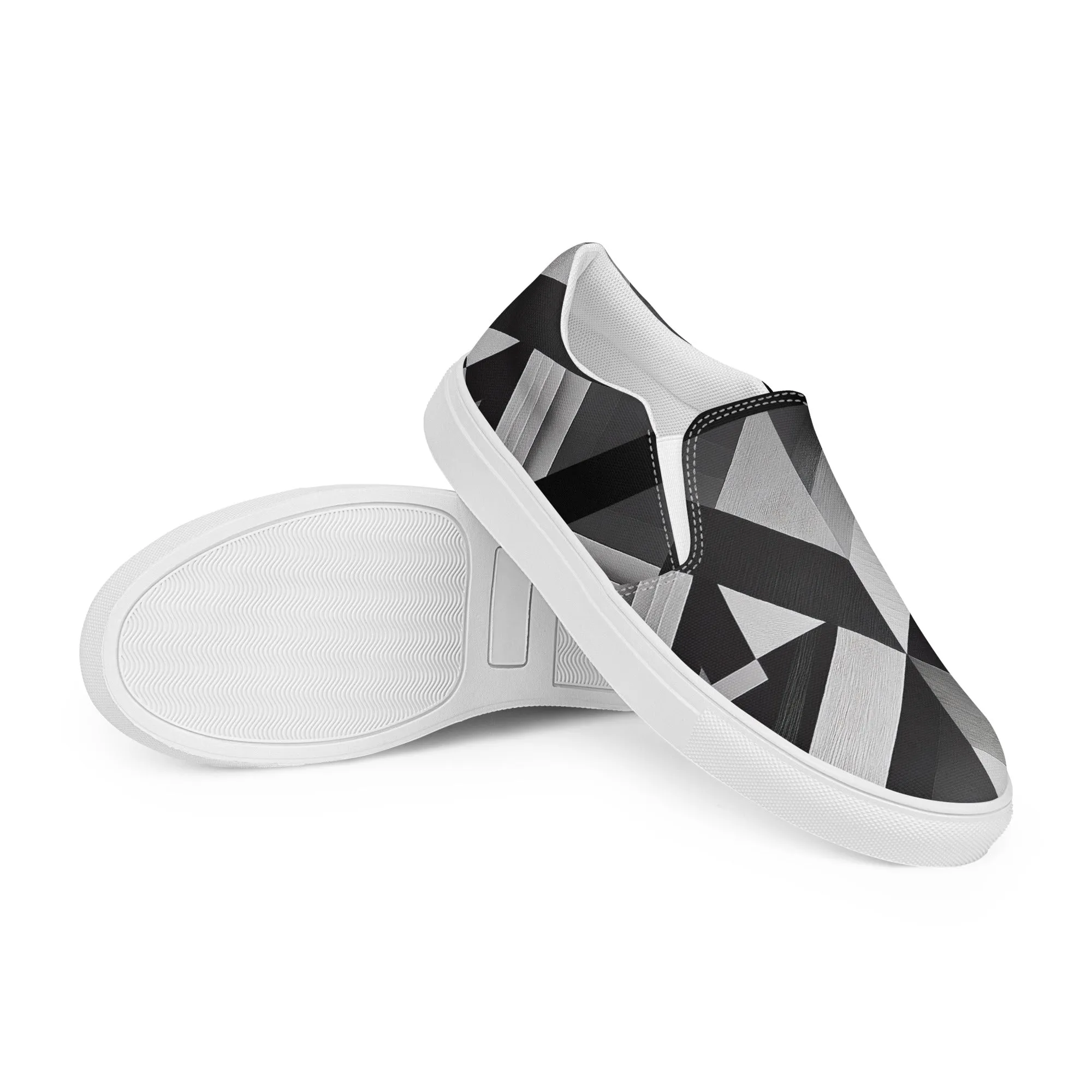 Men’s Slip-on Canvas Stamp-3