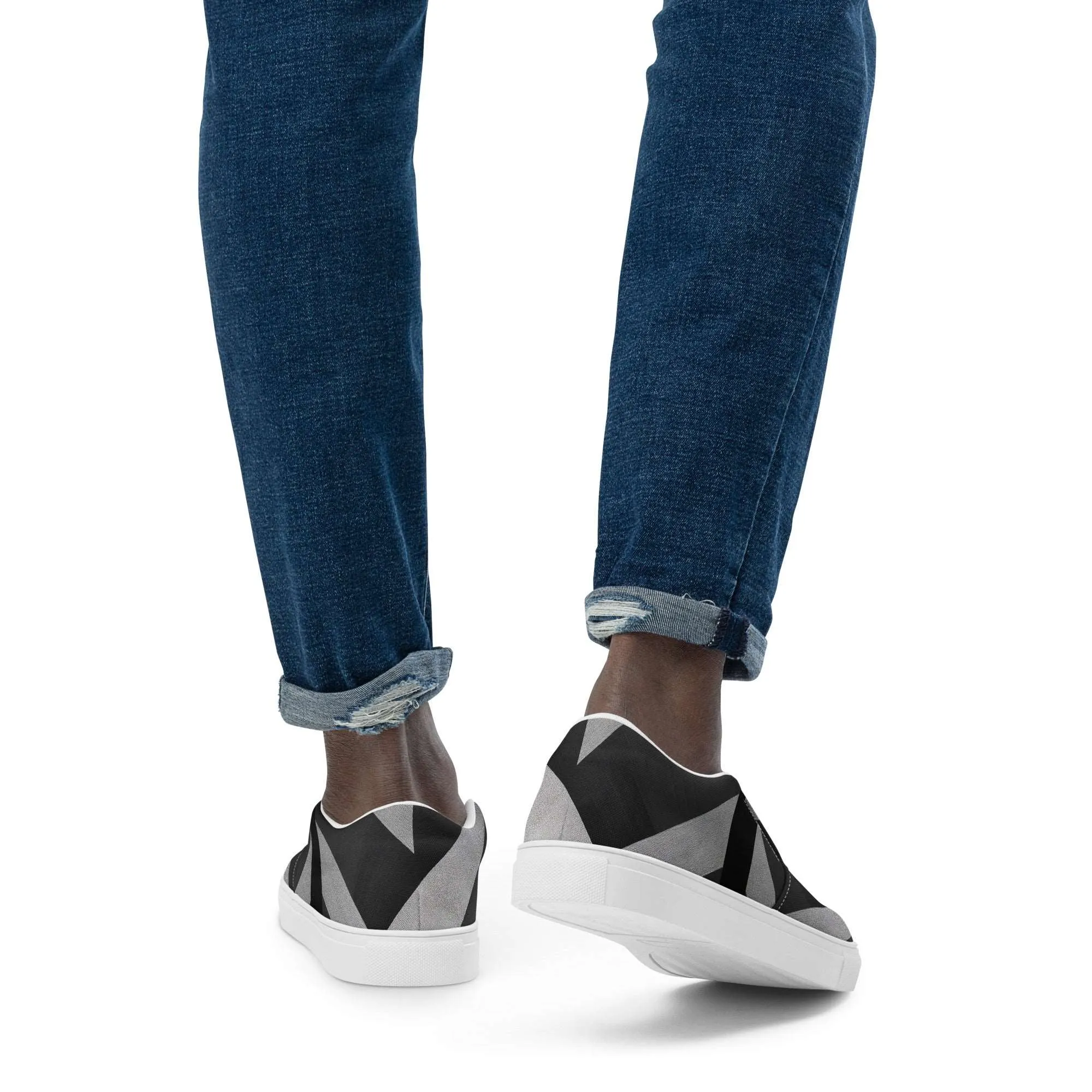 Men’s Slip-on Canvas Stamp-4
