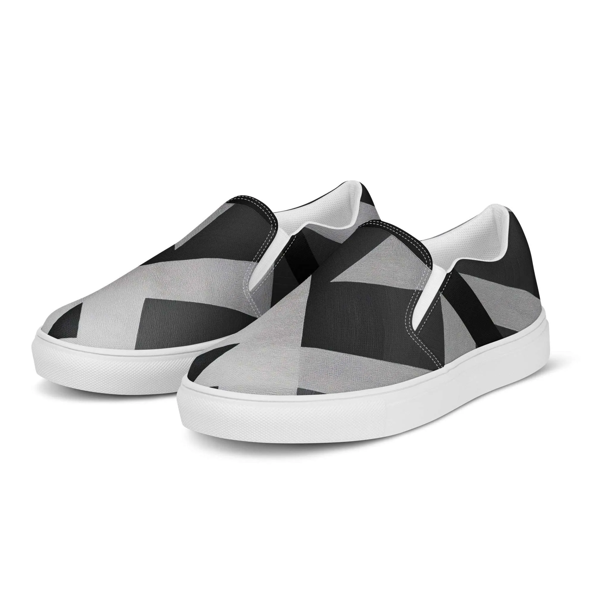 Men’s Slip-on Canvas Stamp-4