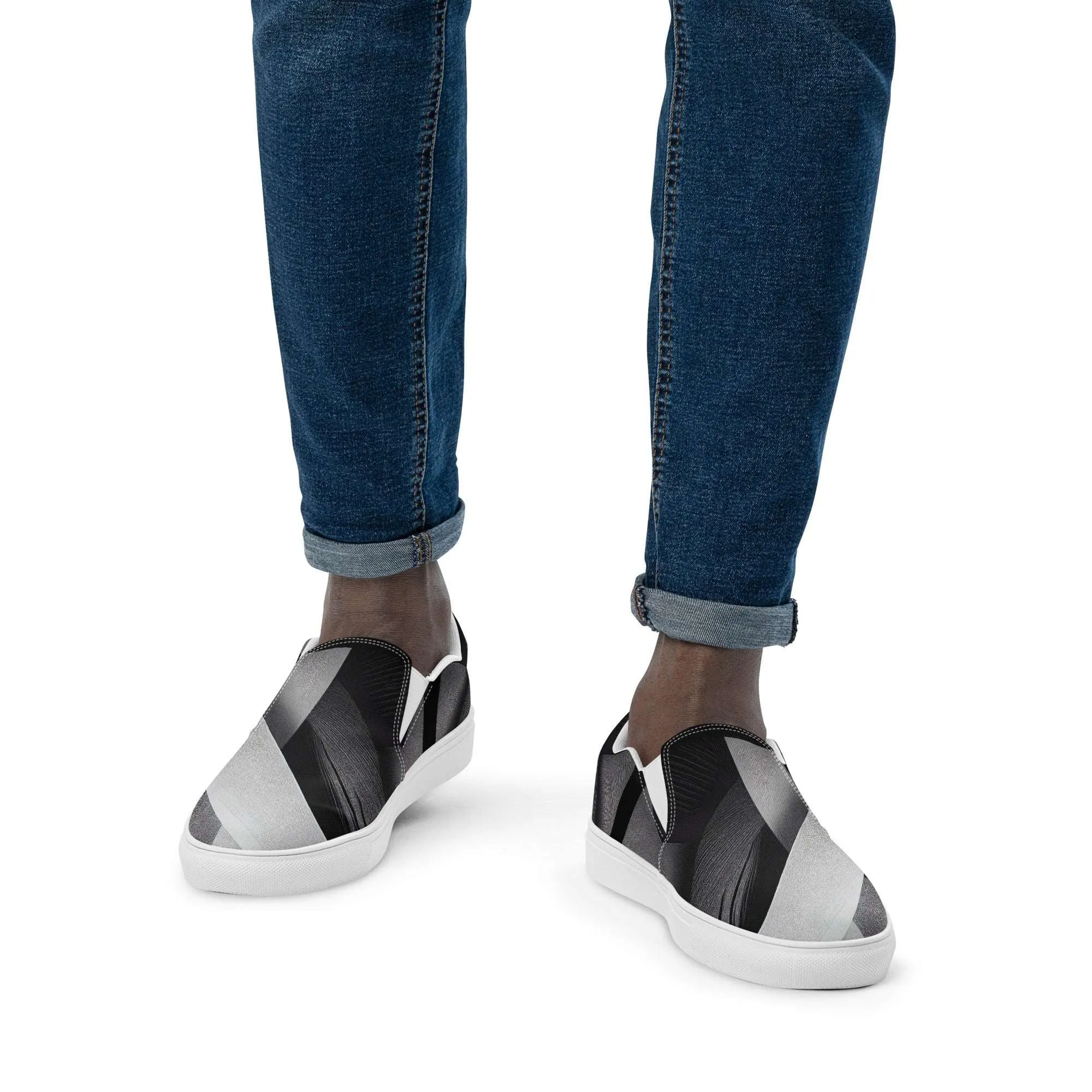 Men’s Slip-on Canvas Stamp-6