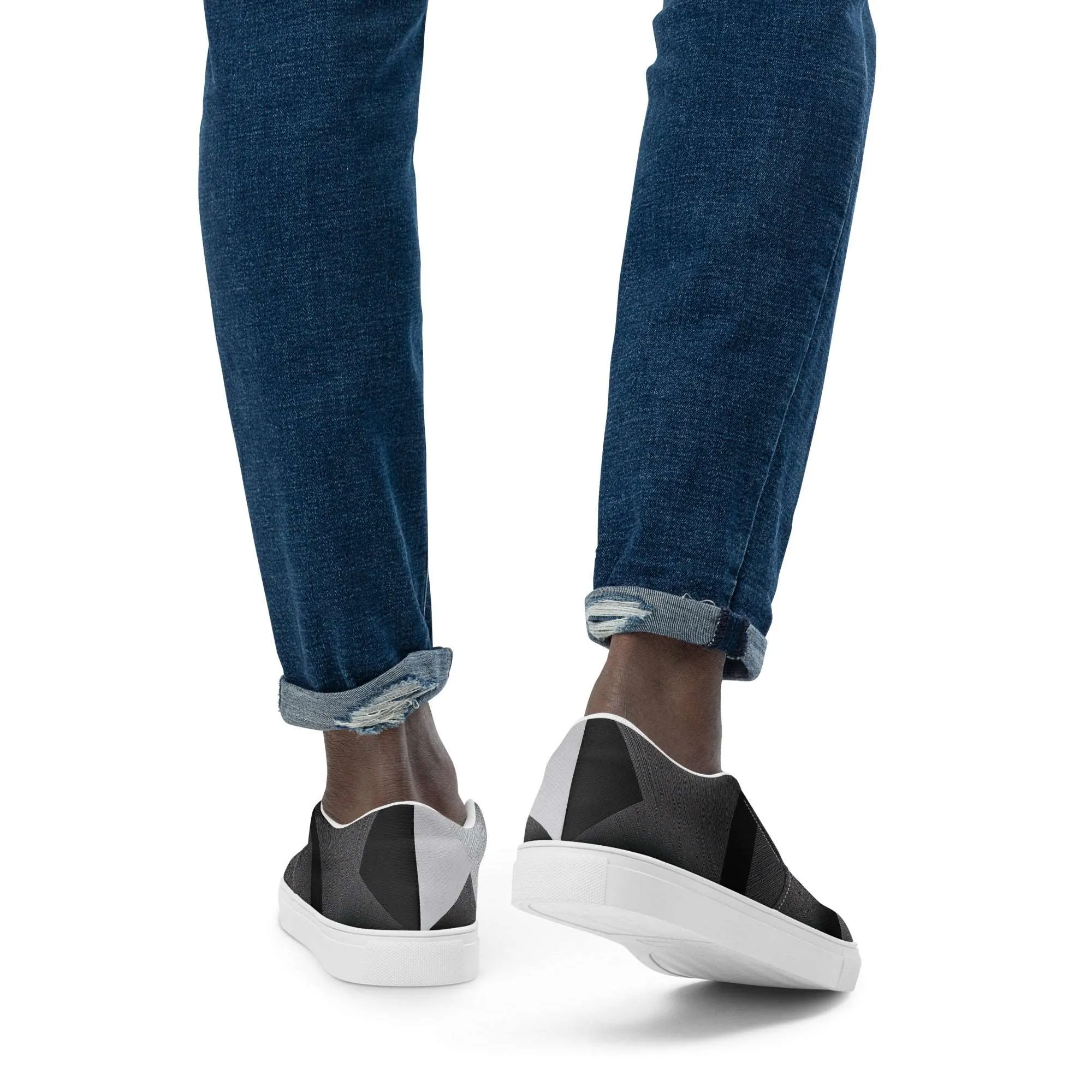 Men’s Slip-on Canvas Stamp-7