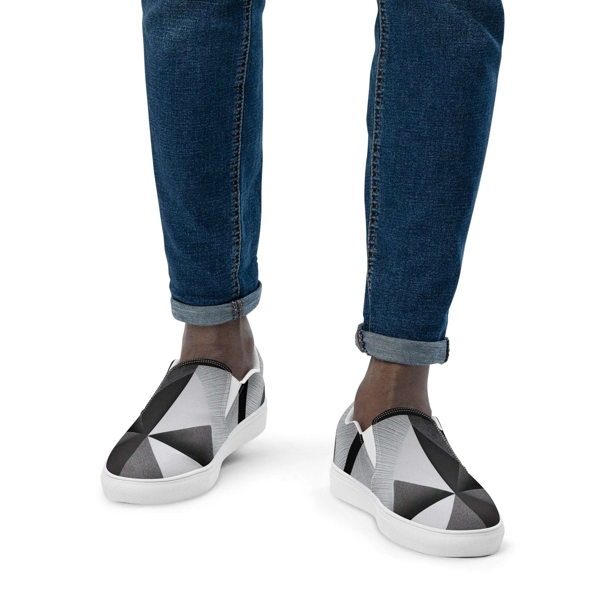 Men’s Slip-on Canvas Stamp-7