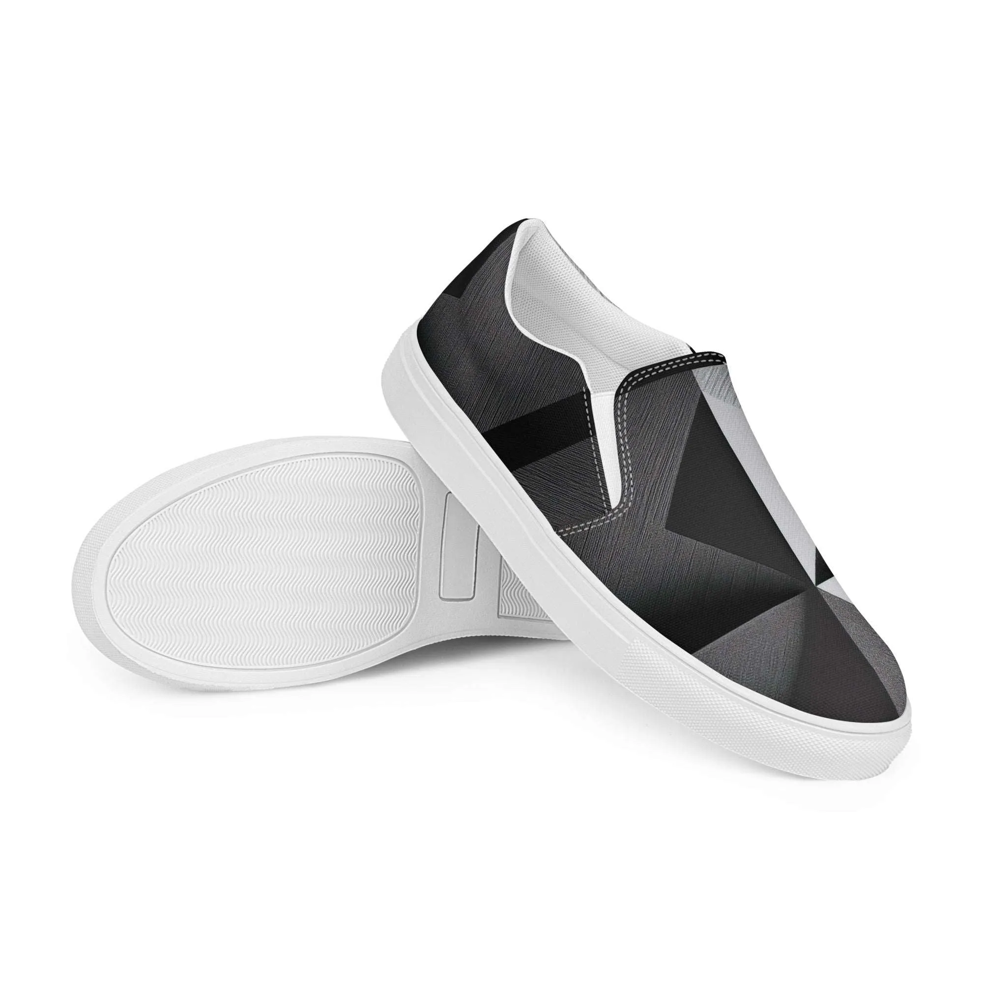 Men’s Slip-on Canvas Stamp-7