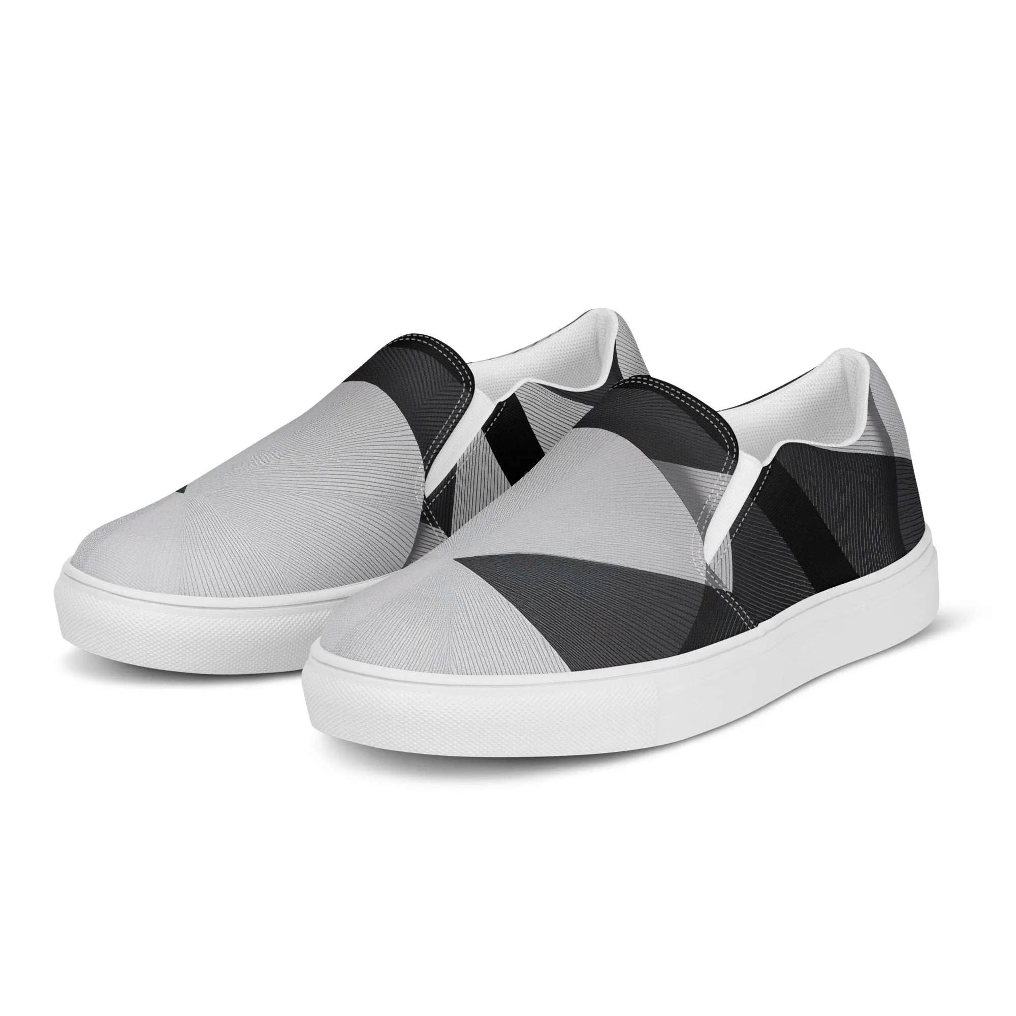 Men’s Slip-on Canvas Stamp-8