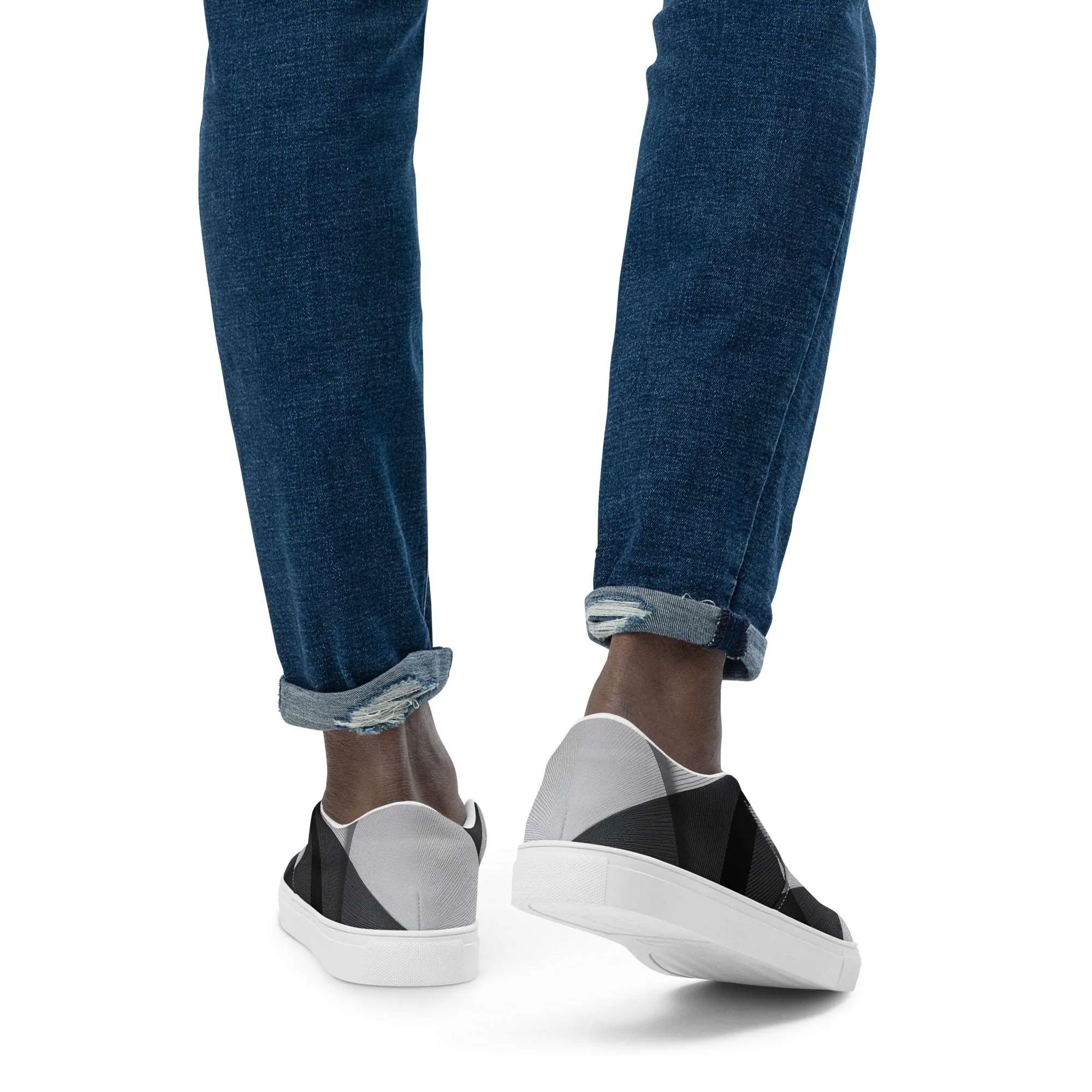 Men’s Slip-on Canvas Stamp-8