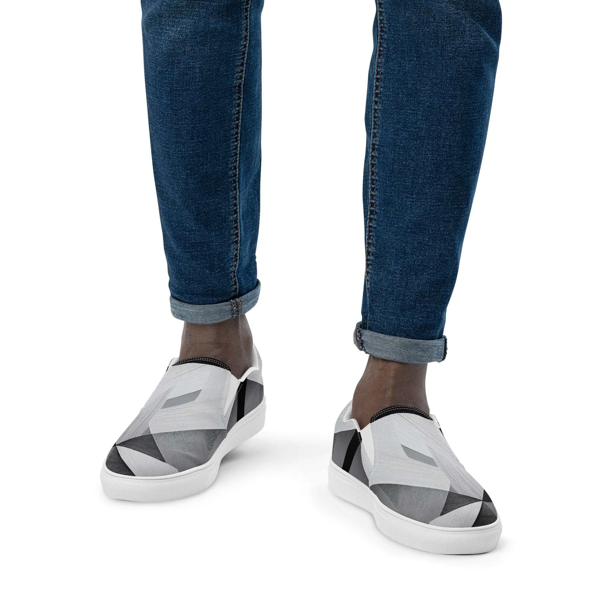 Men’s Slip-on Canvas Stamp-9