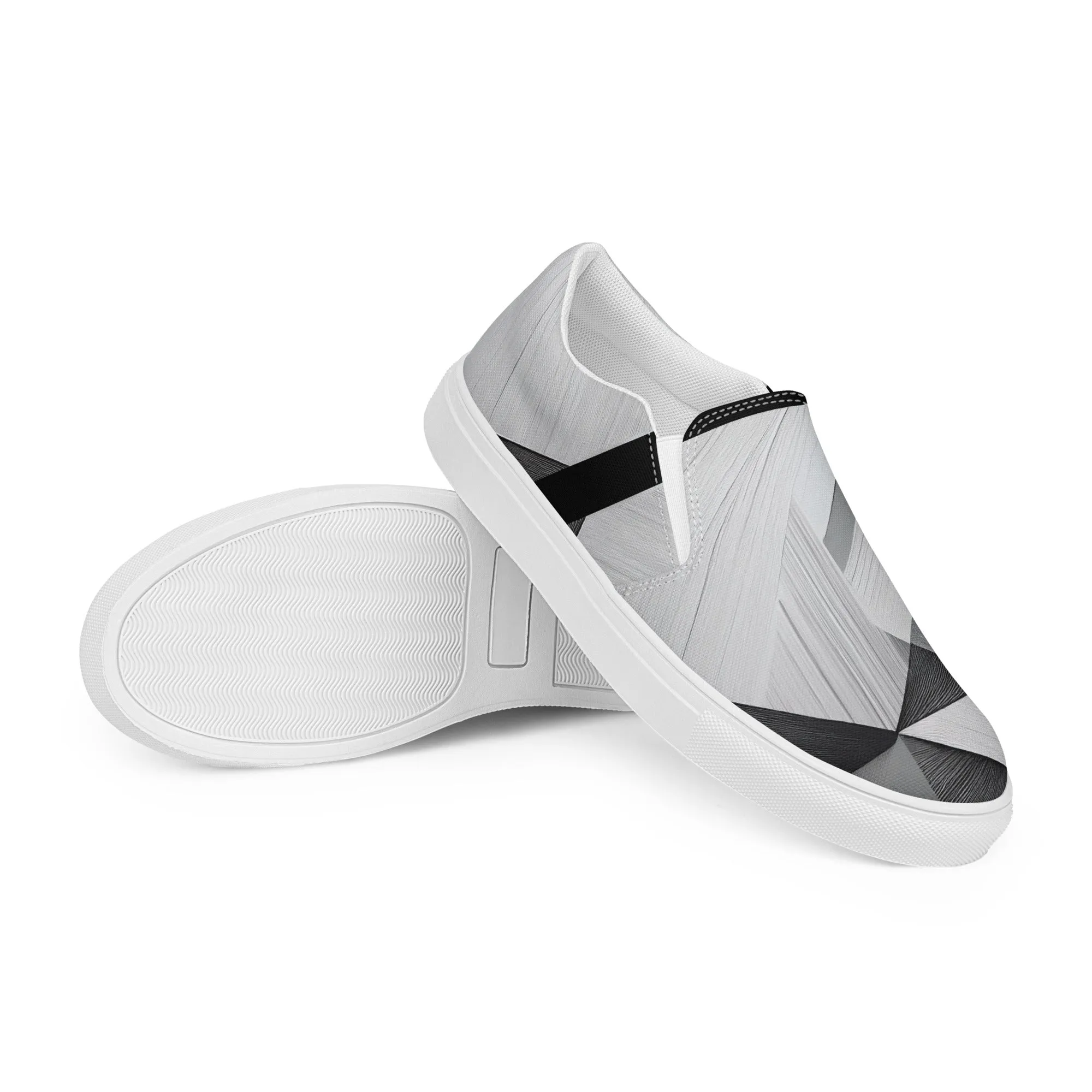Men’s Slip-on Canvas Stamp-9