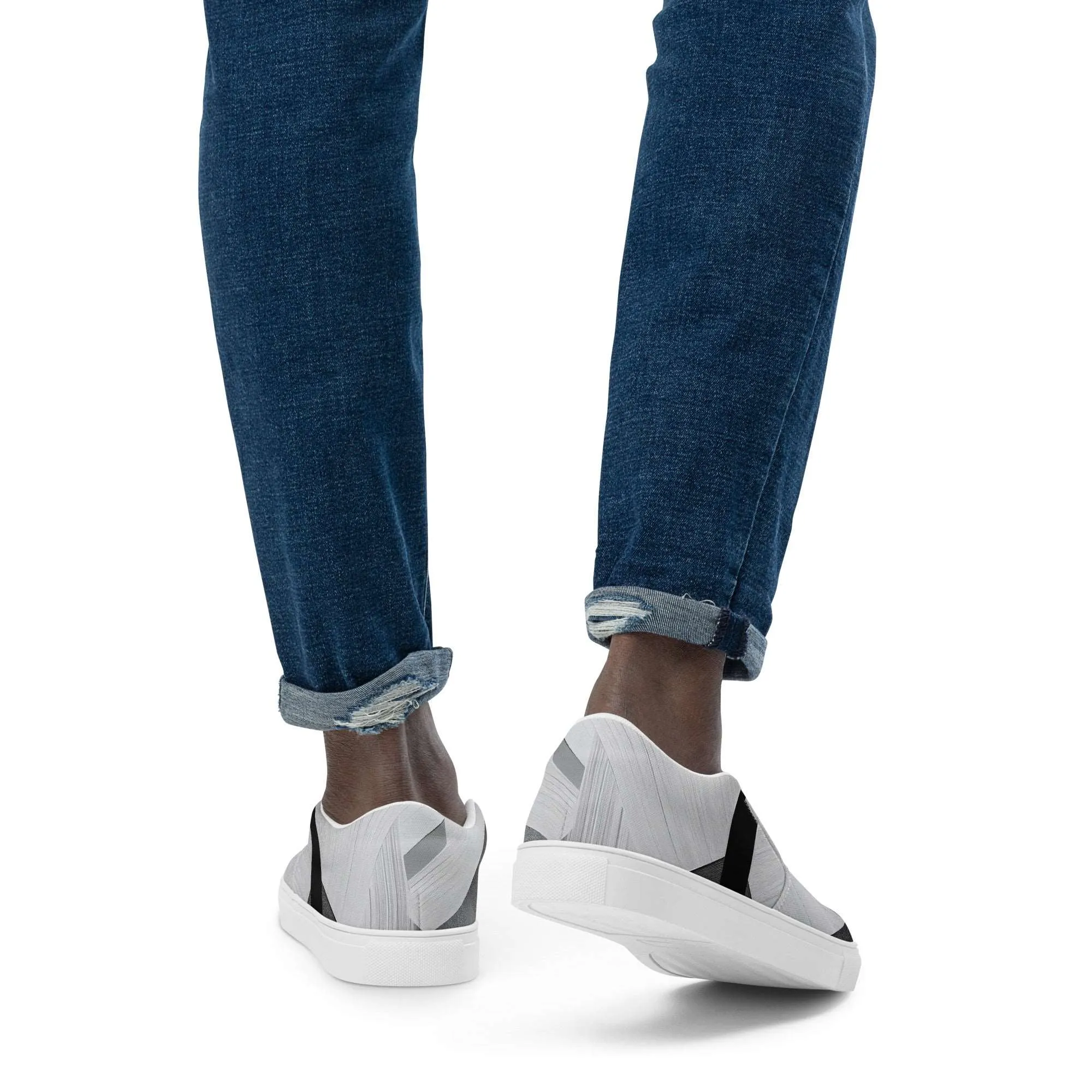 Men’s Slip-on Canvas Stamp-9