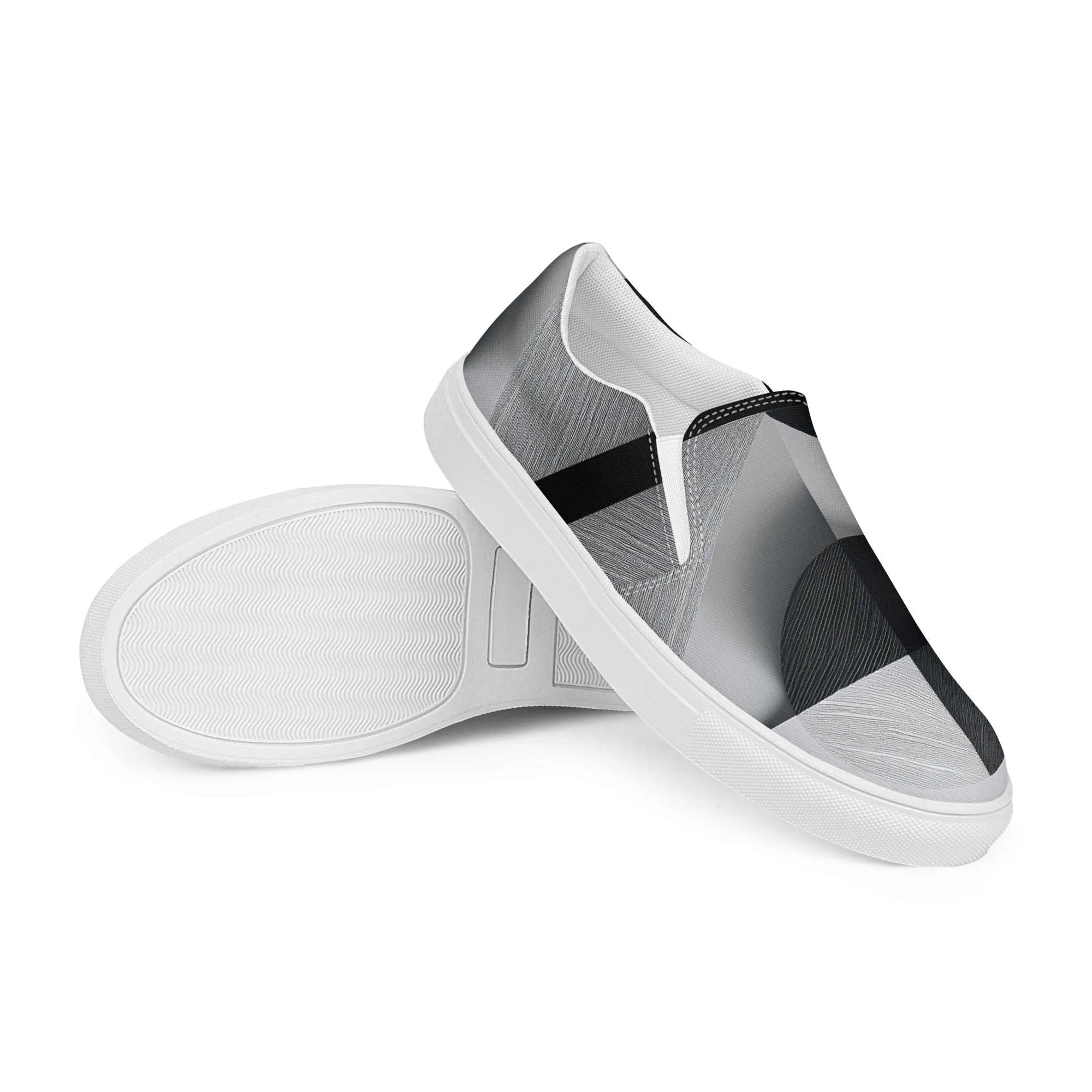 Men’s Slip-on Canvas Stamp