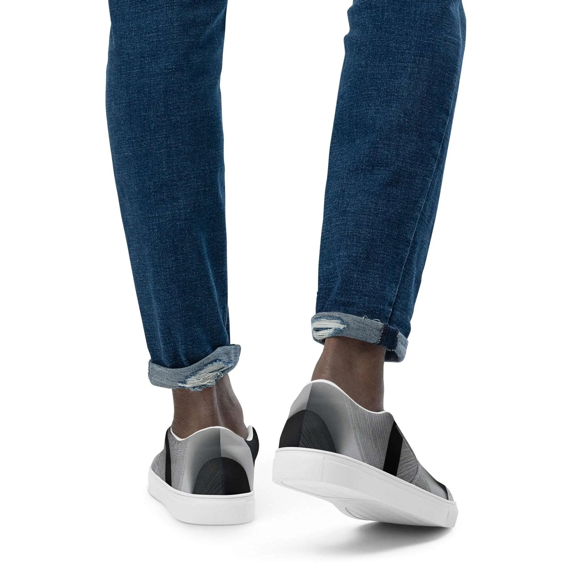Men’s Slip-on Canvas Stamp