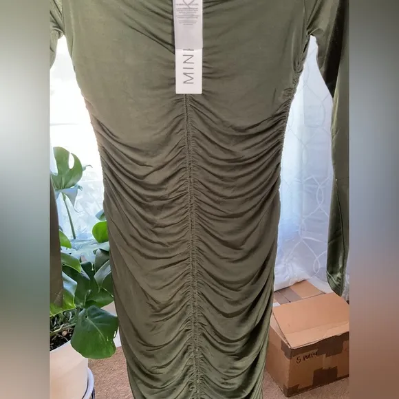 MINKPINK Willow Ruched Jersey Dress