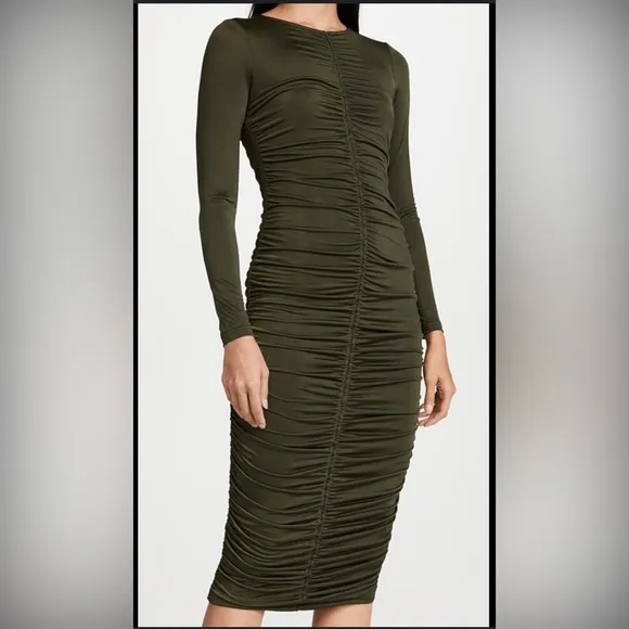 MINKPINK Willow Ruched Jersey Dress