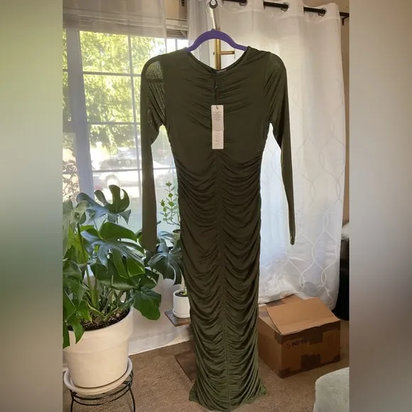 MINKPINK Willow Ruched Jersey Dress