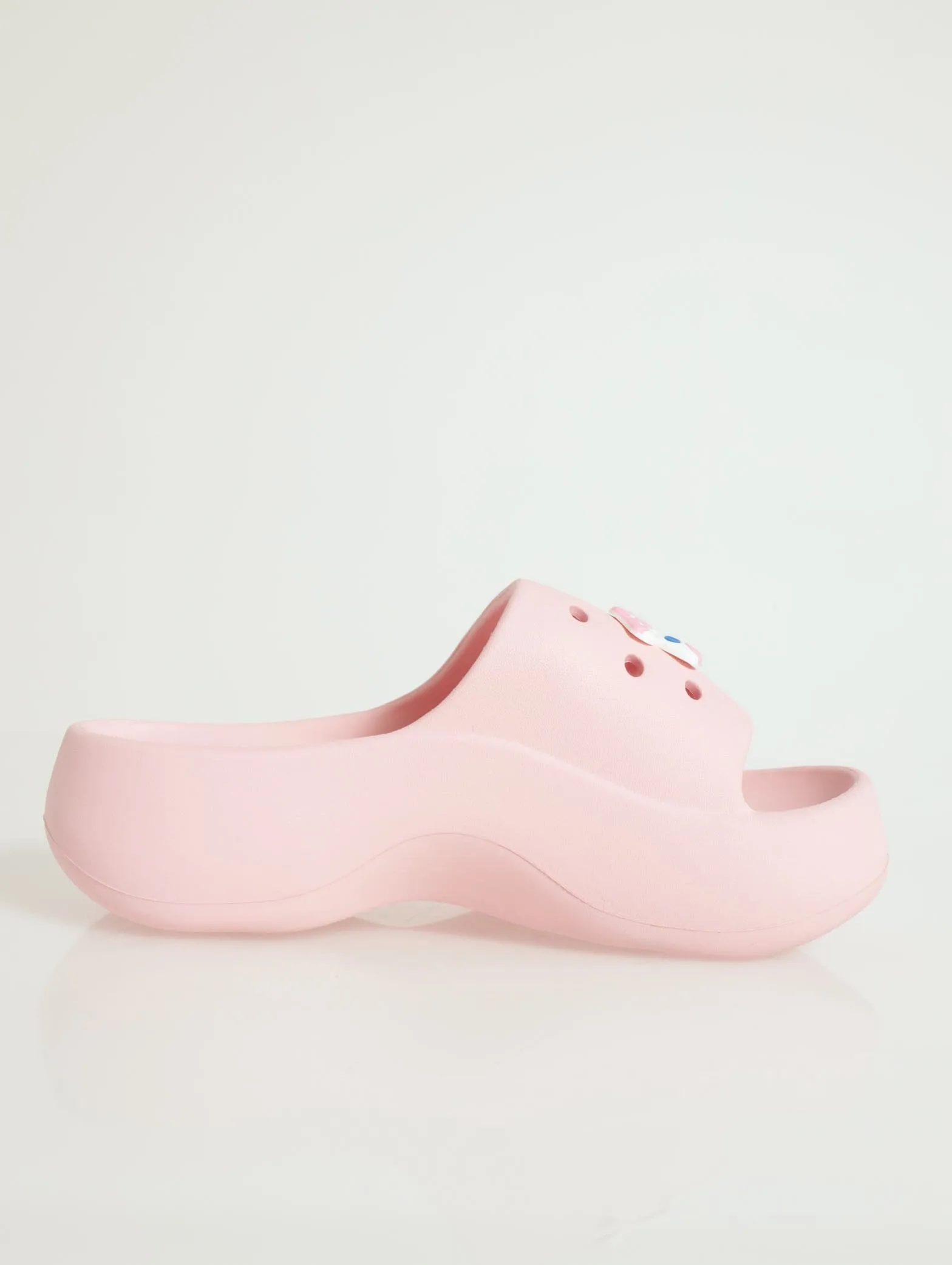 Mojito Chunky Flatform Slide - Pink