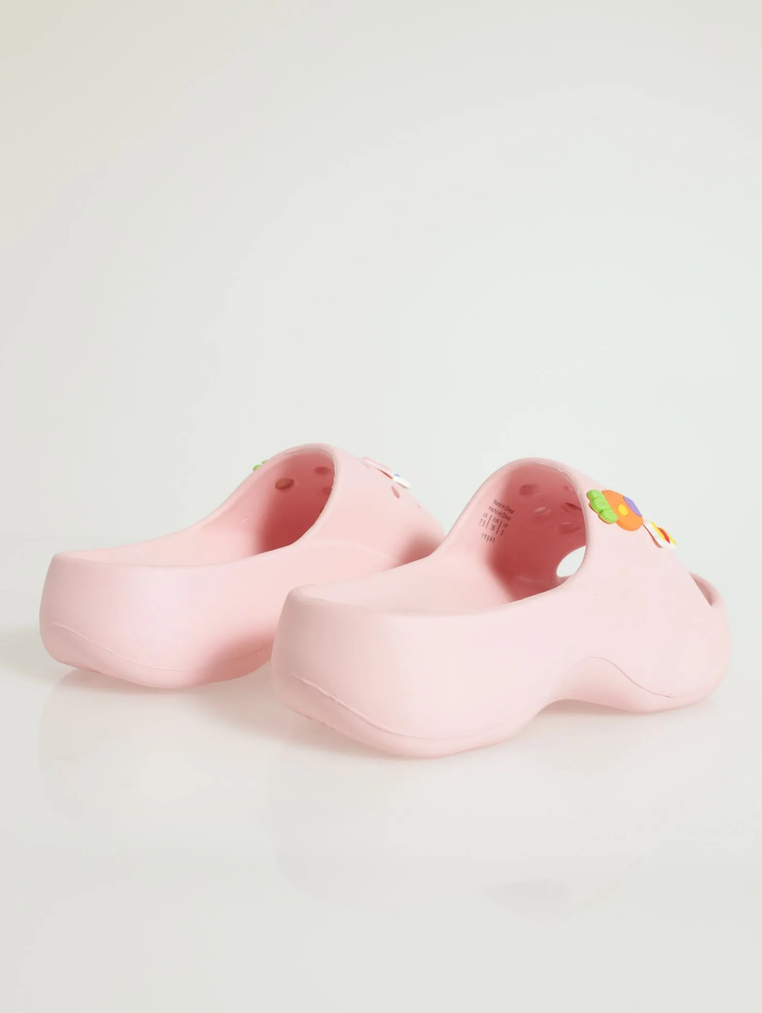 Mojito Chunky Flatform Slide - Pink