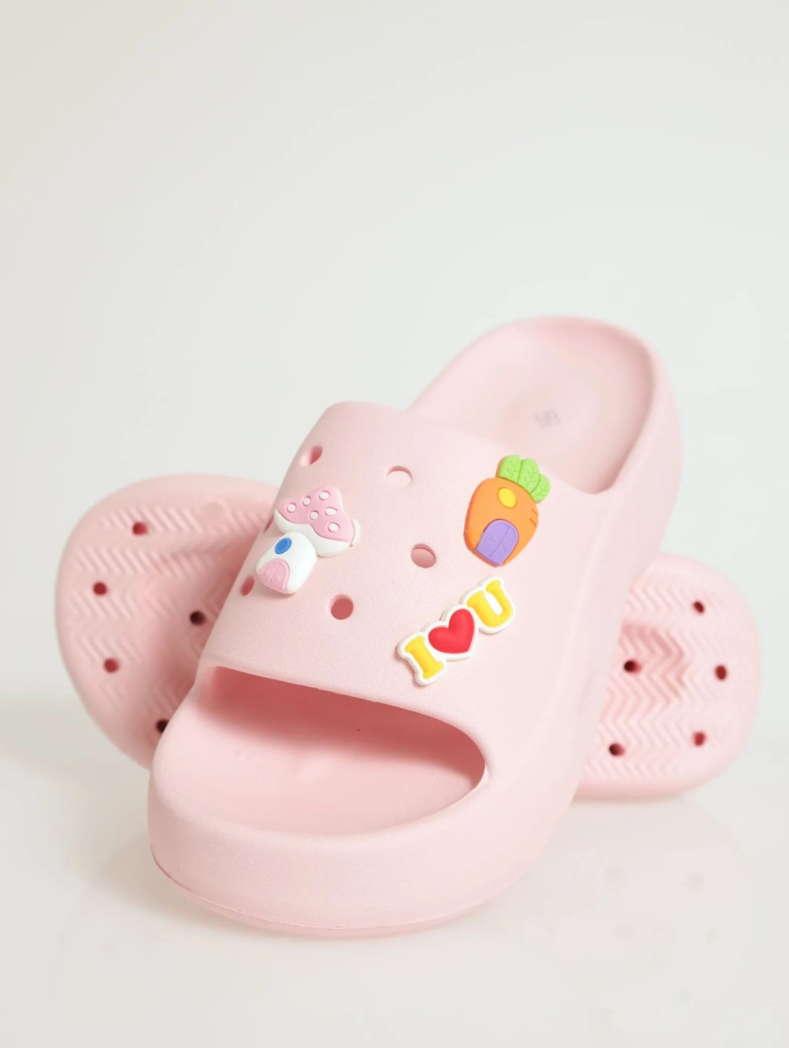 Mojito Chunky Flatform Slide - Pink