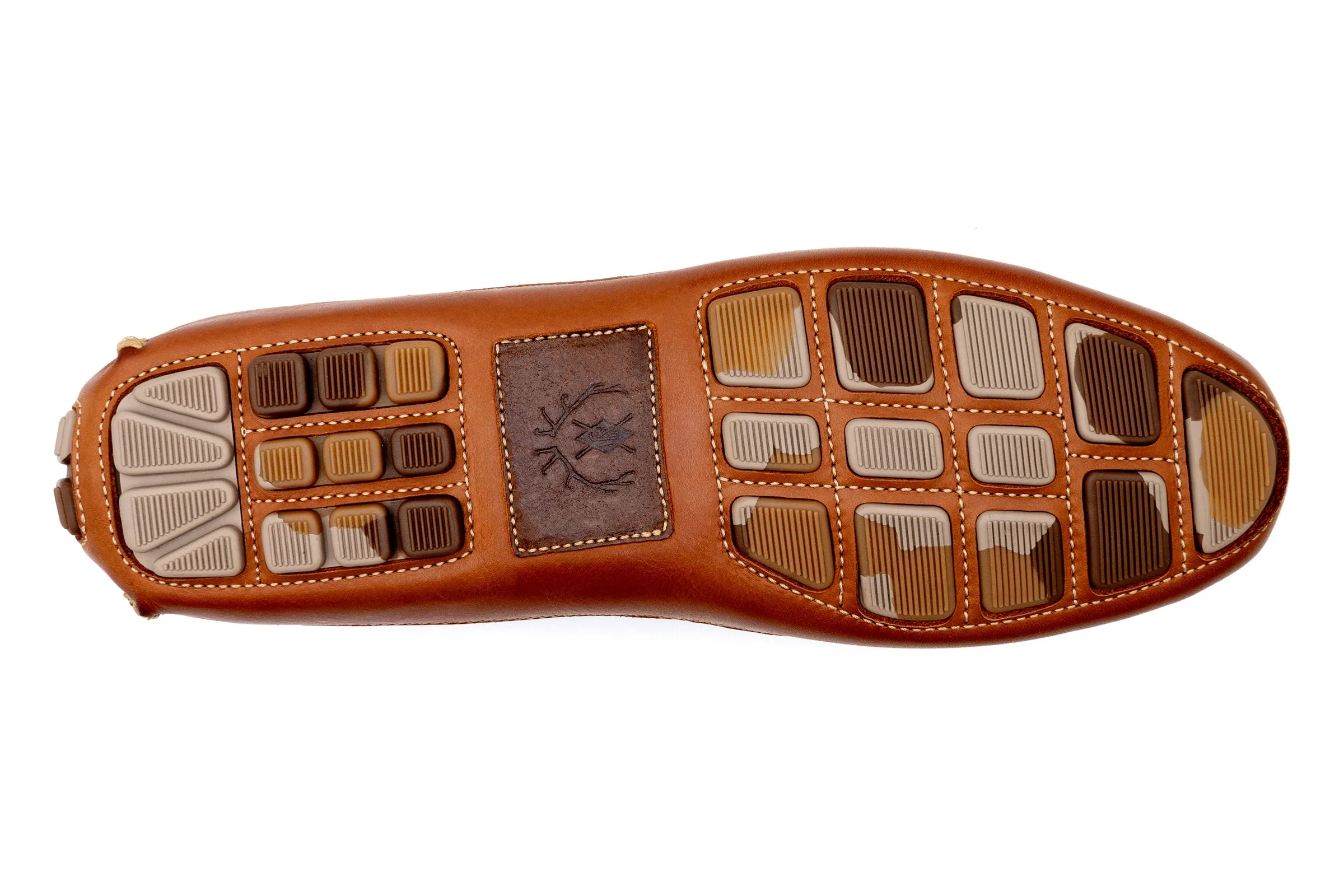 Monte Carlo Suede Penny Loafers - Cappuccino