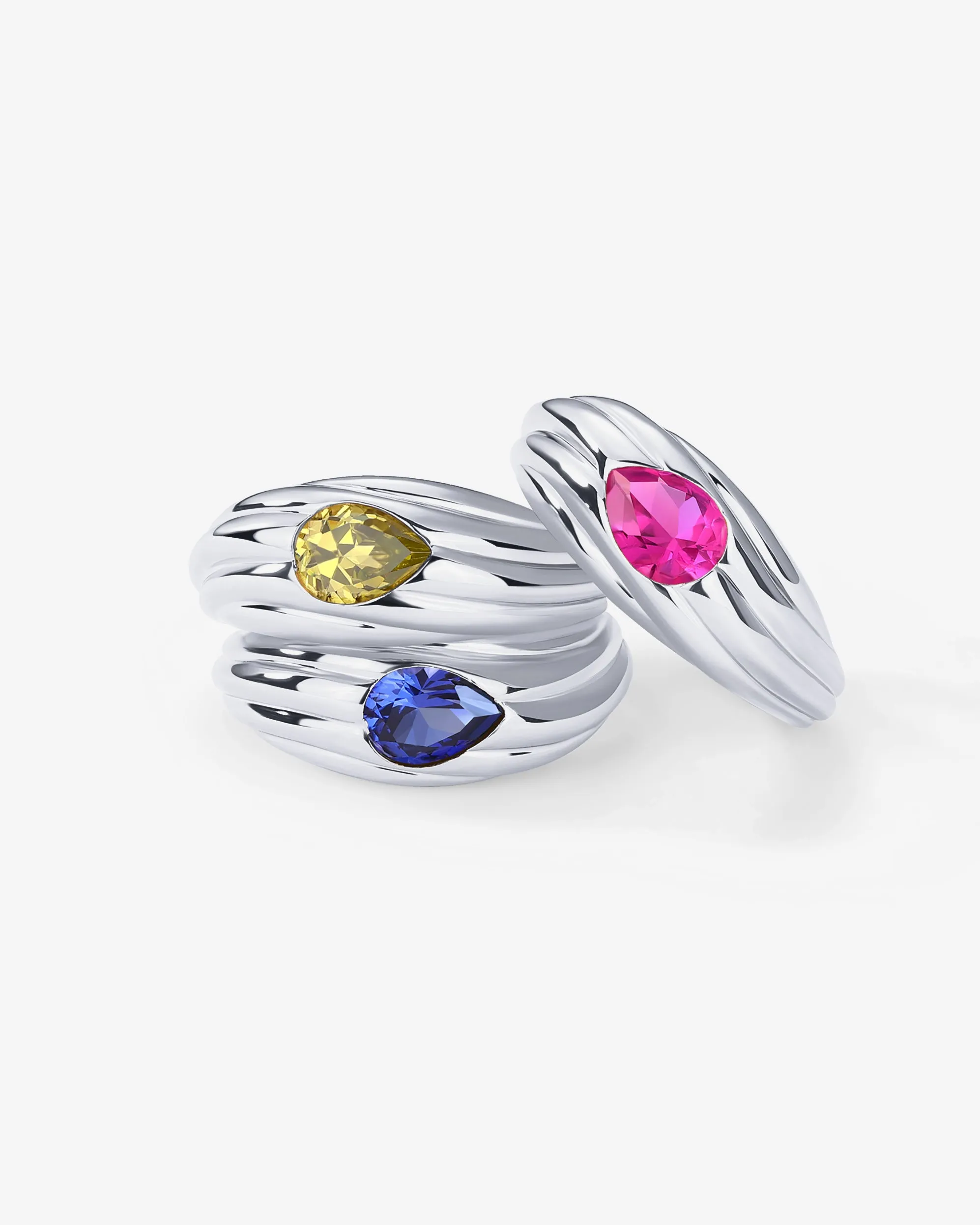 Multi Colored Chunky Ring