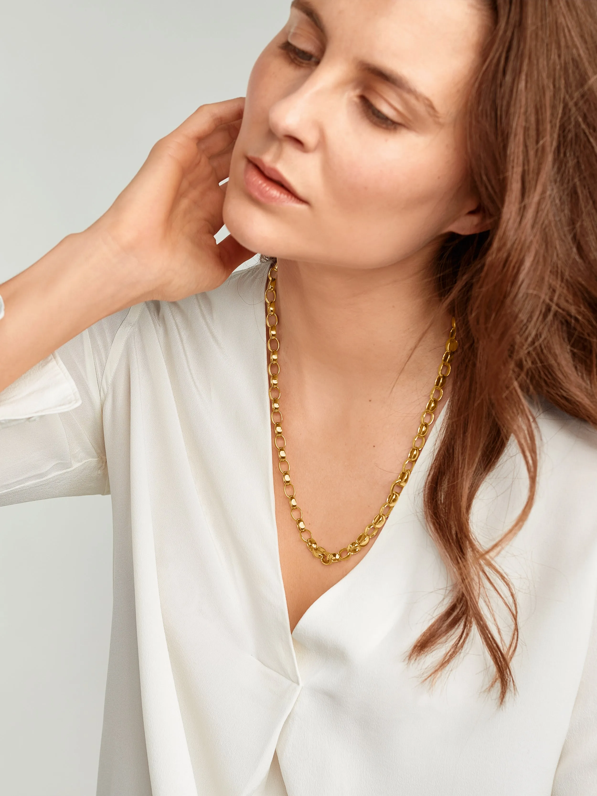 Necklace SIGNATURE 55 cm 18K yellow gold