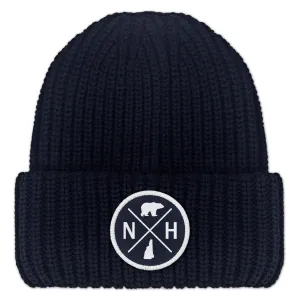 NH Circle Emblem Chunky Knit