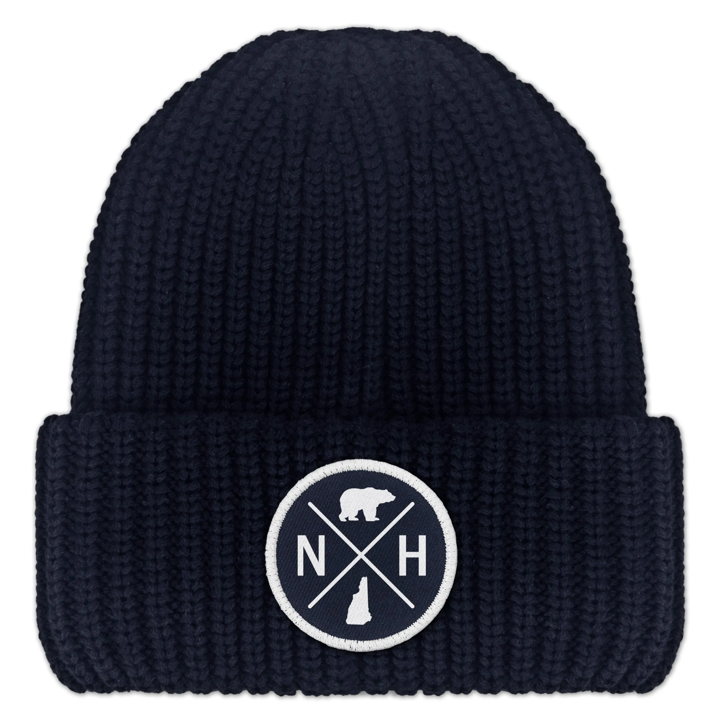 NH Circle Emblem Chunky Knit