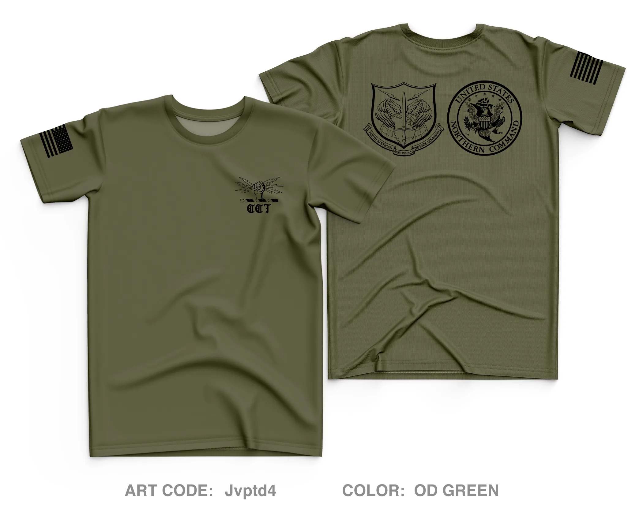 NORAD & USNORTHCOM - CCT Core Men's SS Performance Tee - Jvptd4