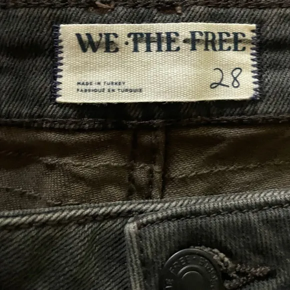 NWT Free People Women’s We The Free Vector Moto Mid Rise Flare Jeans.
