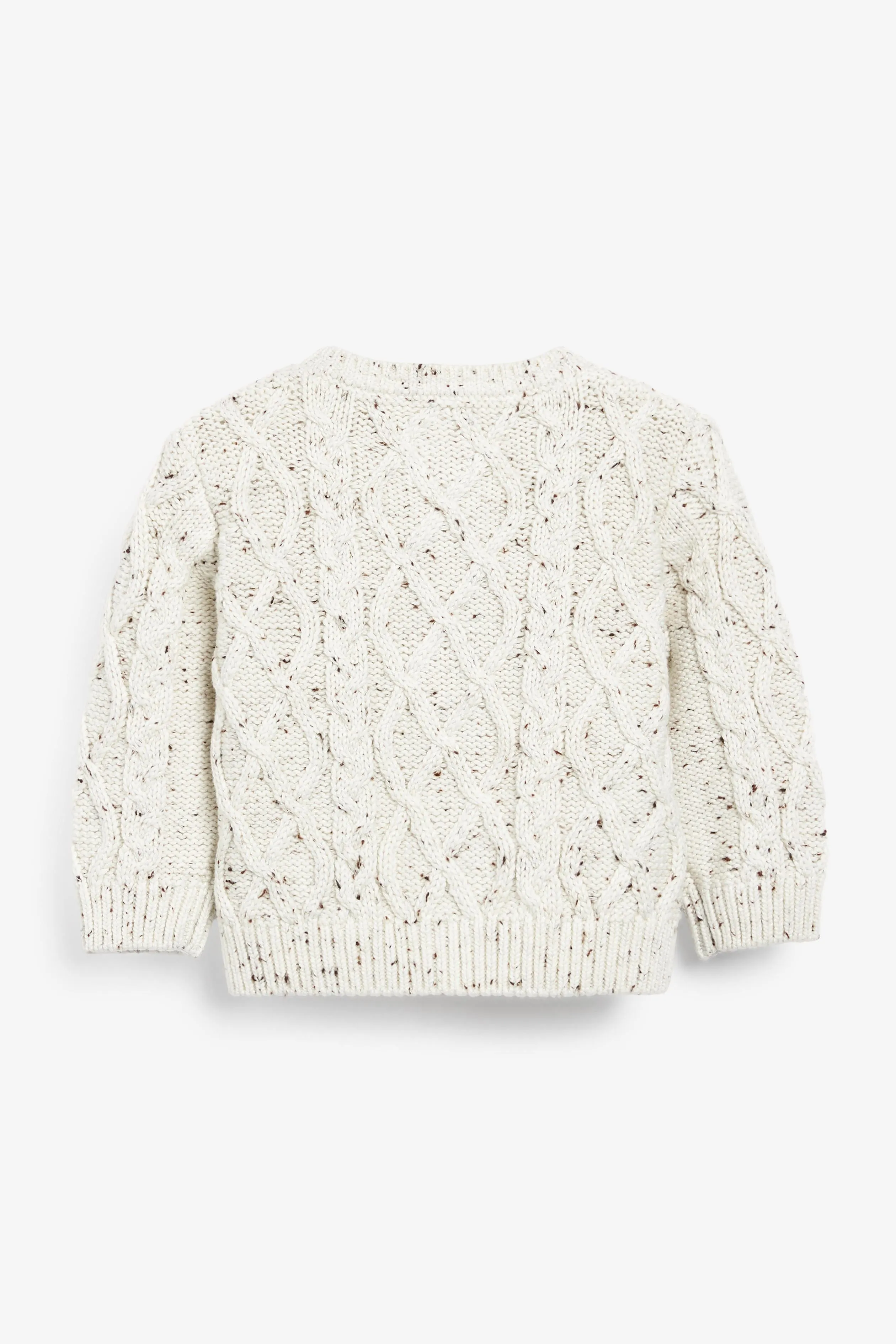 Oatmeal Chunky Cable Cardigan