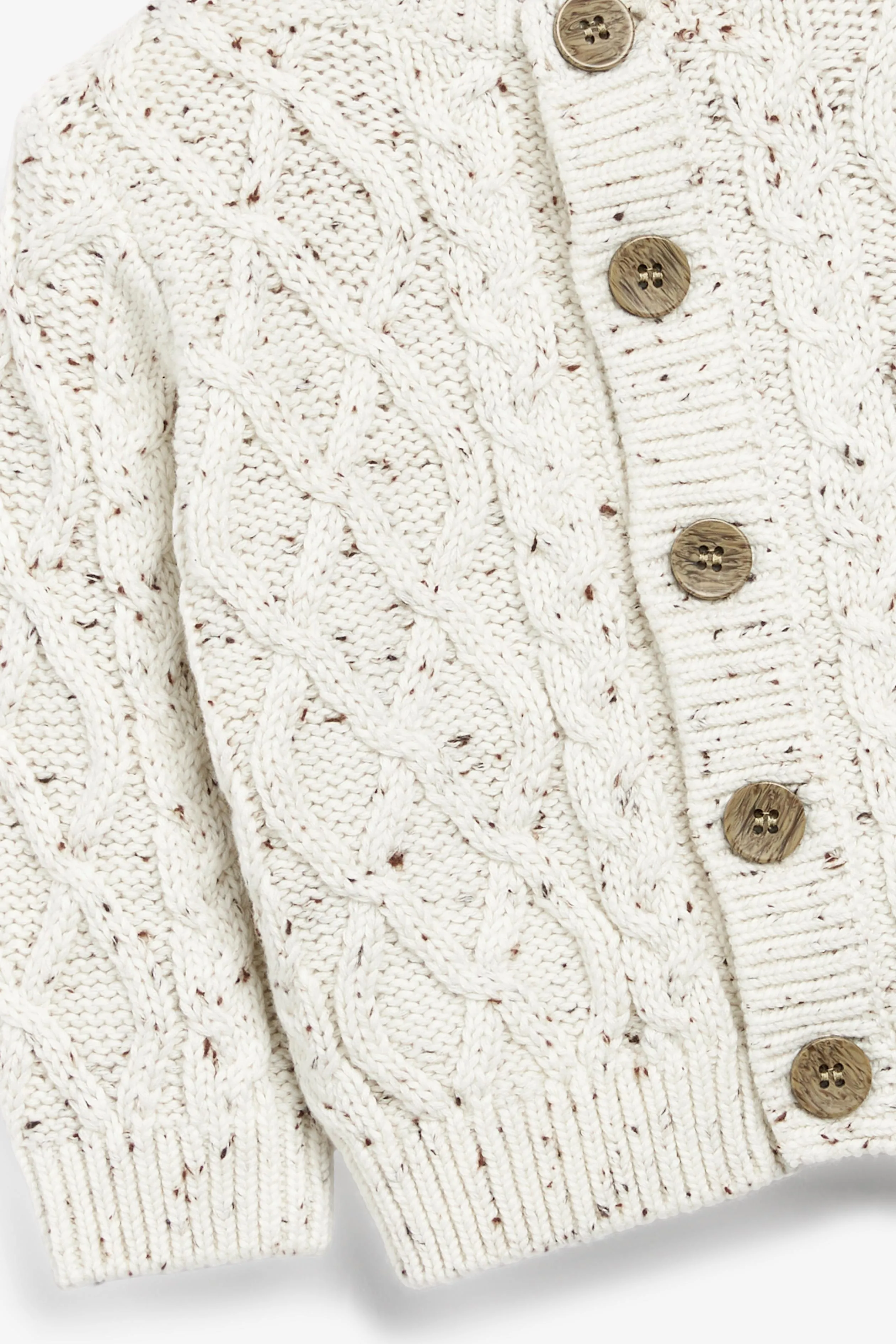 Oatmeal Chunky Cable Cardigan