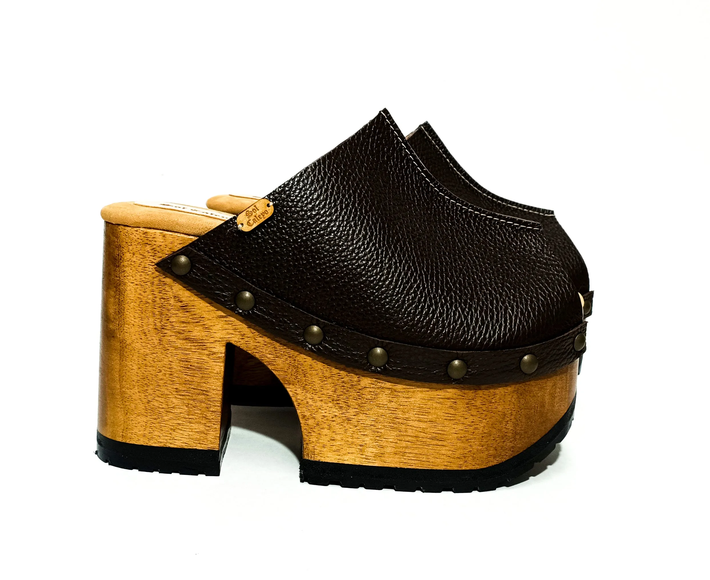 Old School Brown Clogs