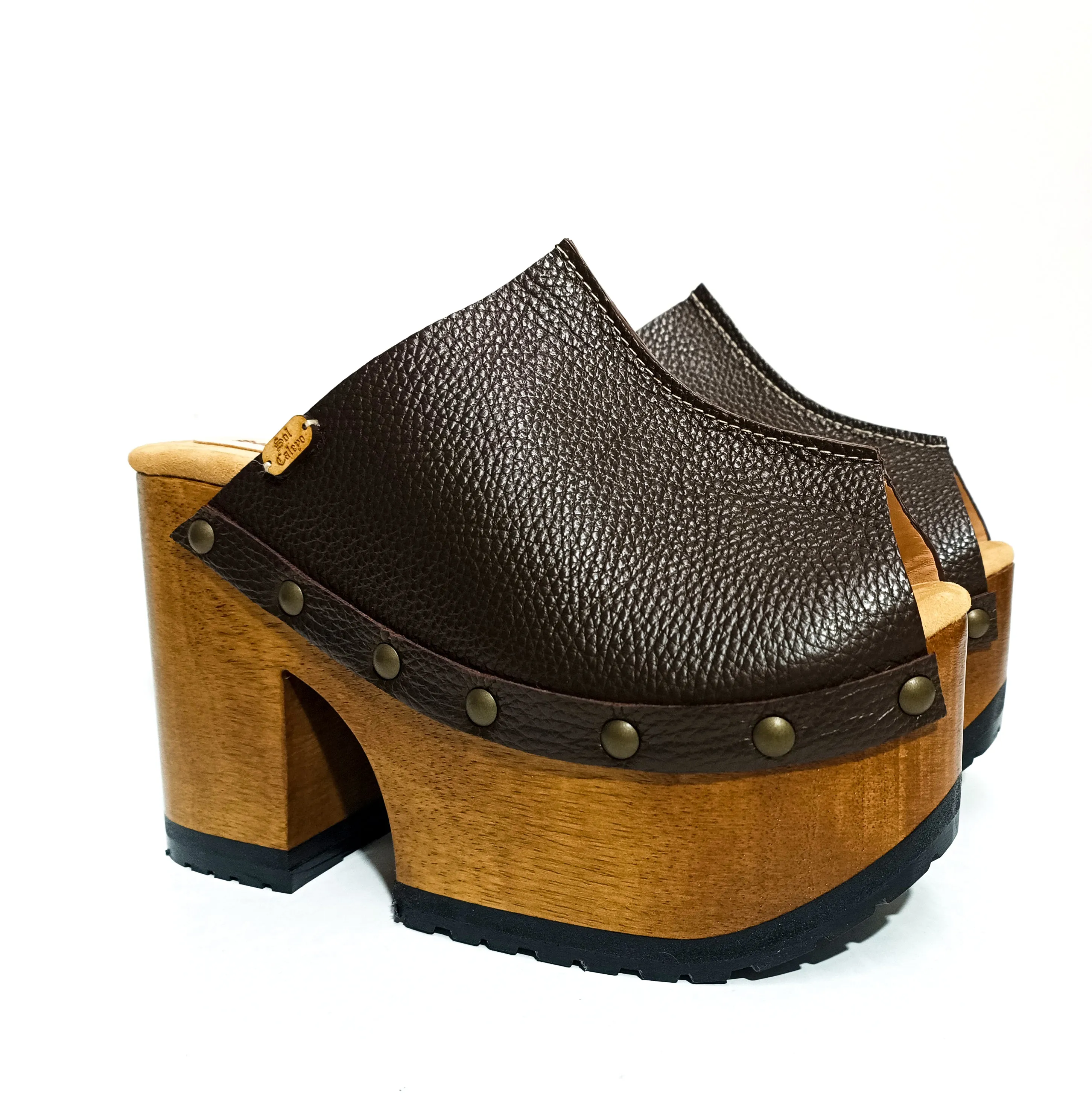 Old School Brown Clogs
