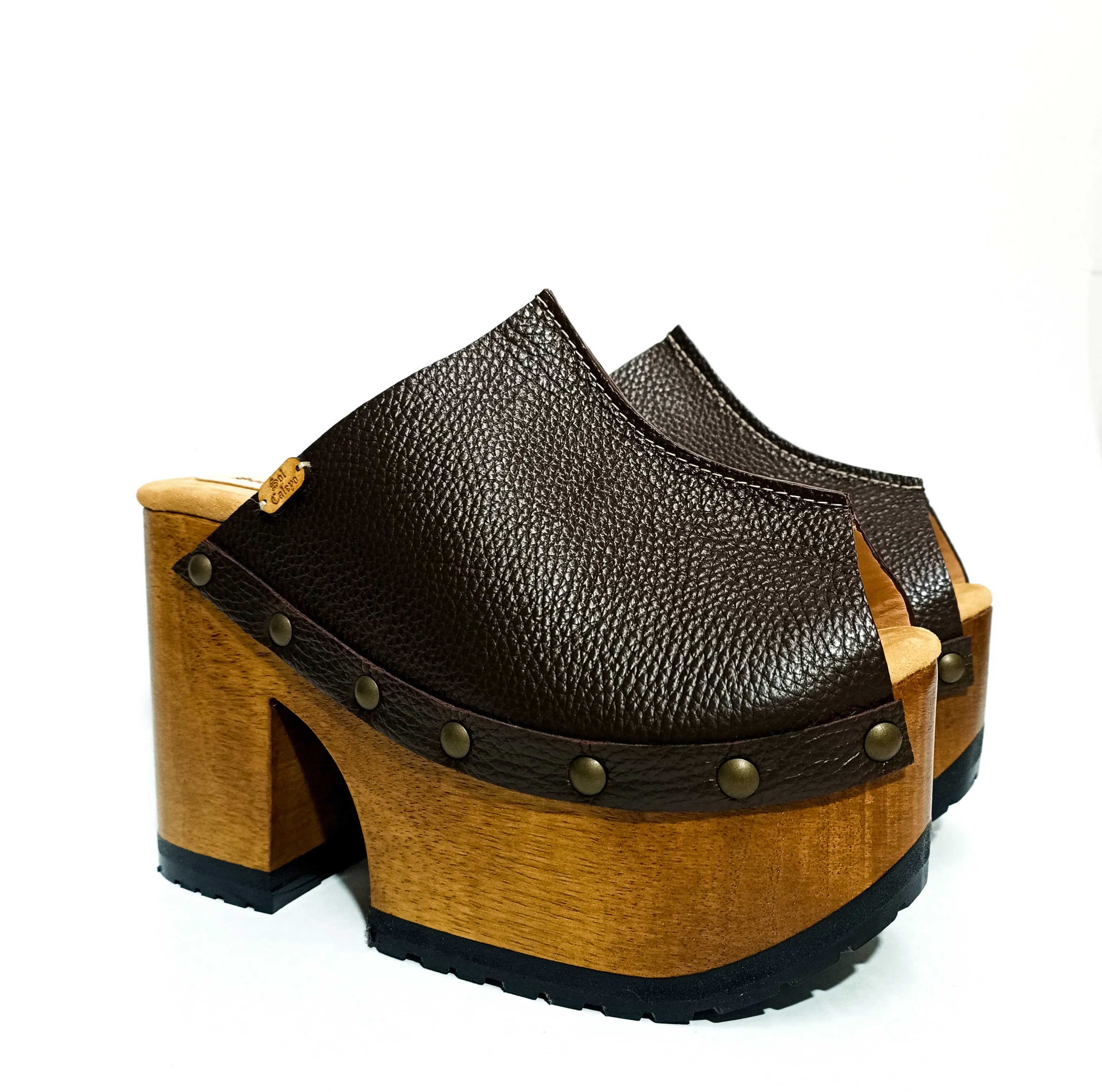 Old School Brown Clogs
