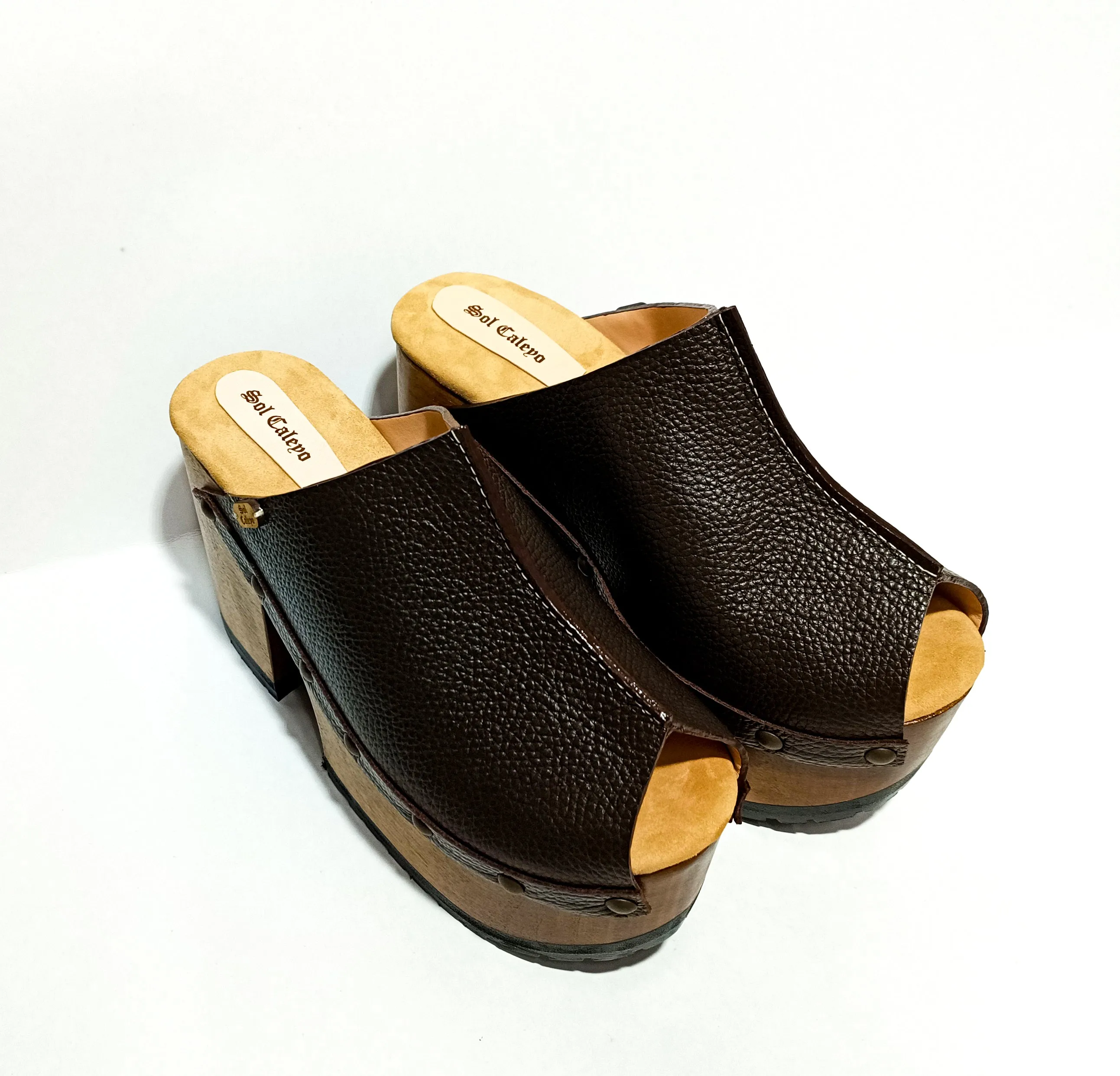 Old School Brown Clogs