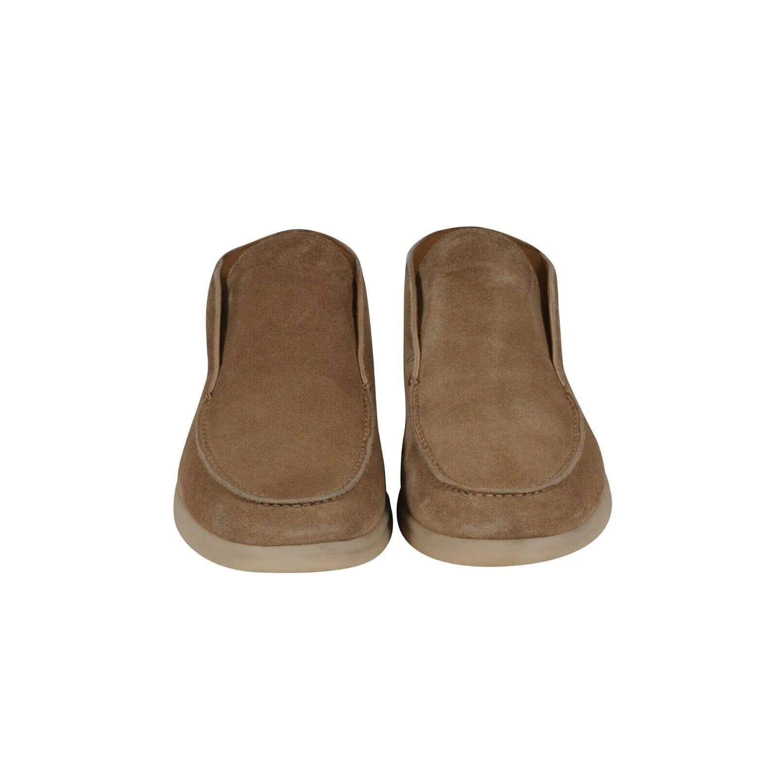 Open Walk US 9.5 EU 42.5 Slip On Chukka Brown Suede Loafers