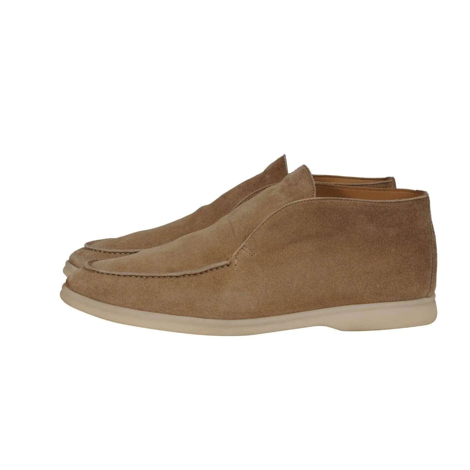 Open Walk US 9.5 EU 42.5 Slip On Chukka Brown Suede Loafers