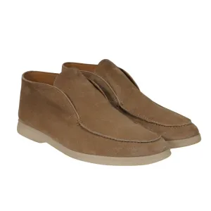 Open Walk US 9.5 EU 42.5 Slip On Chukka Brown Suede Loafers