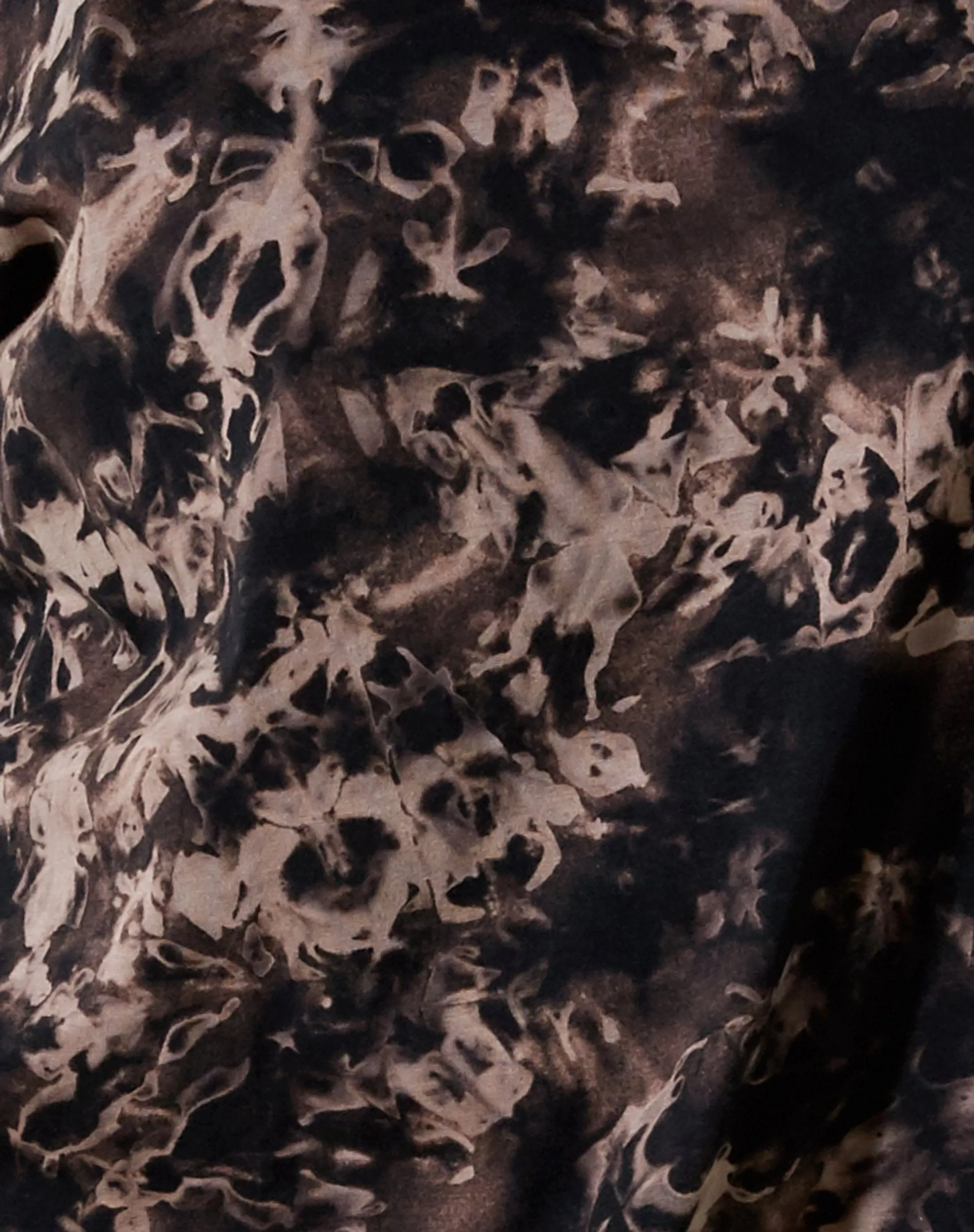 Oversize Basic Tee in Oil Smoke