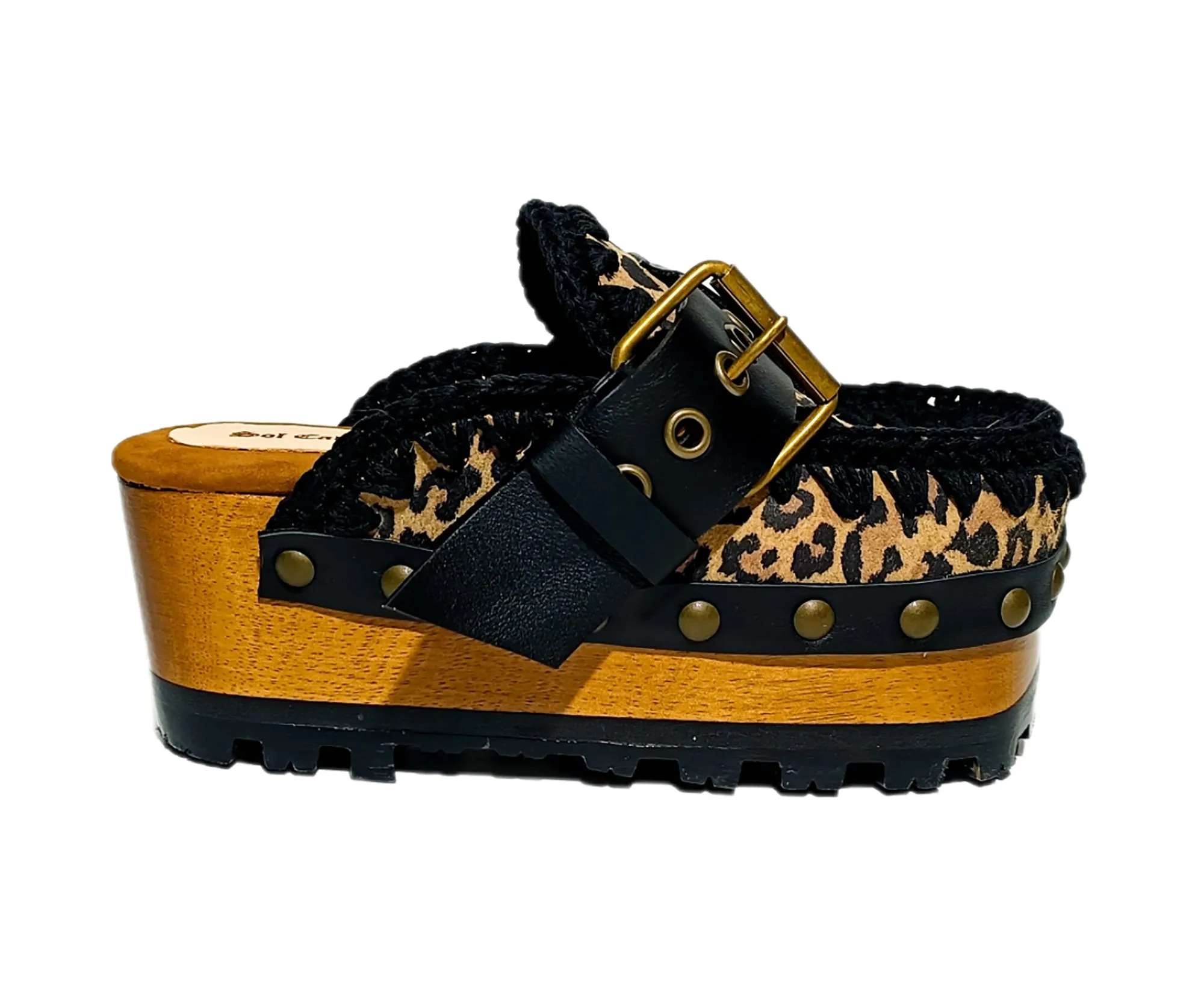 Oxford Leopard Clogs