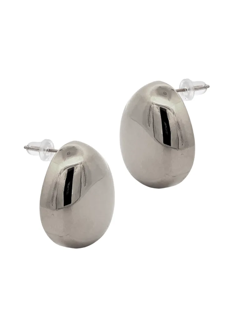 Par Arete Ovalado Grueso